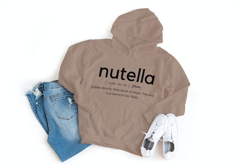 Nutella Lovers' Unisex Hoodie - Comfortable & Fashionable Sweatshirt in Multiple Colors