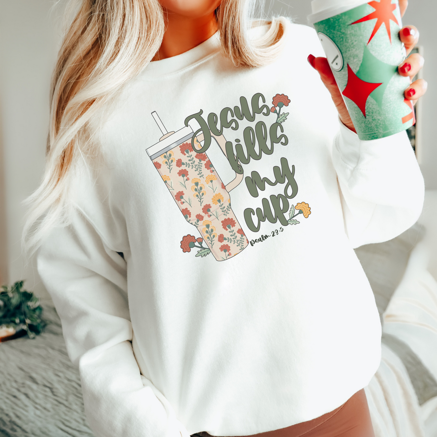 Jesus Fills My Cup Crewneck Sweatshirt