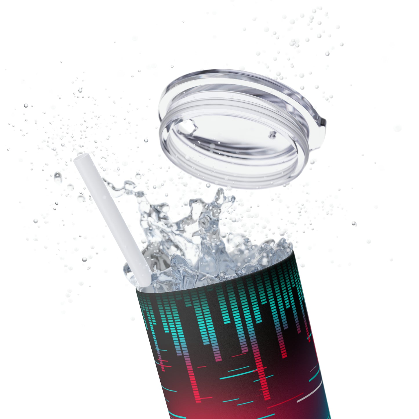 Tik Tok Life Skinny Tumbler, 20oz