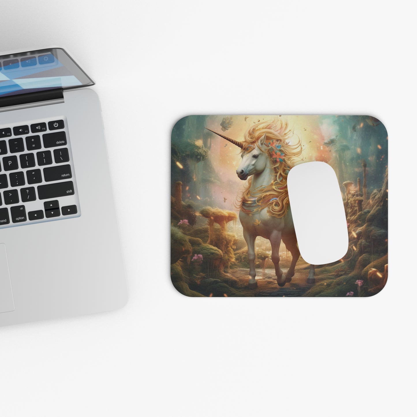Enchanted Unicorn Mouse Pad (Rectangle)