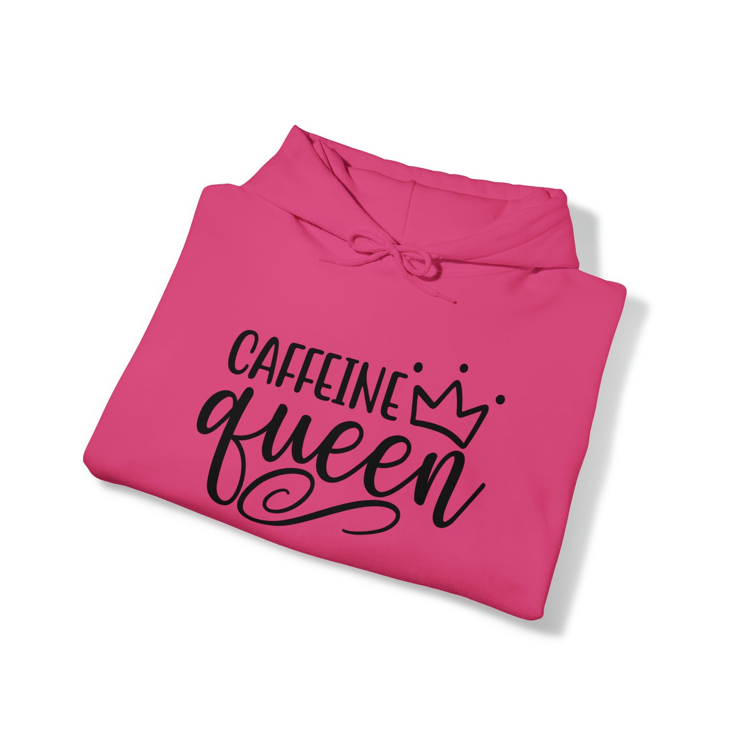 Caffeine Queen Hoodie - Comfortable & Fashionable Sweatshirt in Multiple Colors Coffee Lover, Caffeine Lover
