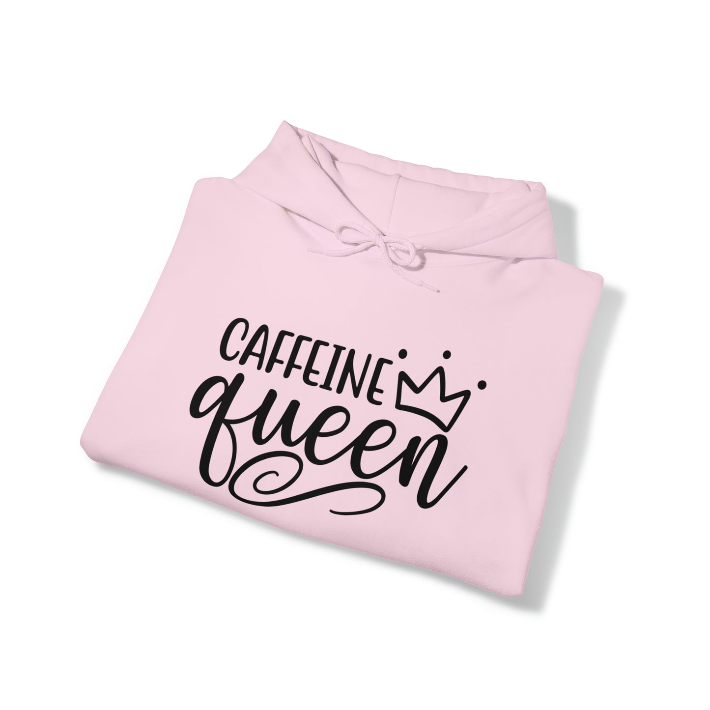 Caffeine Queen Hoodie - Comfortable & Fashionable Sweatshirt in Multiple Colors Coffee Lover, Caffeine Lover