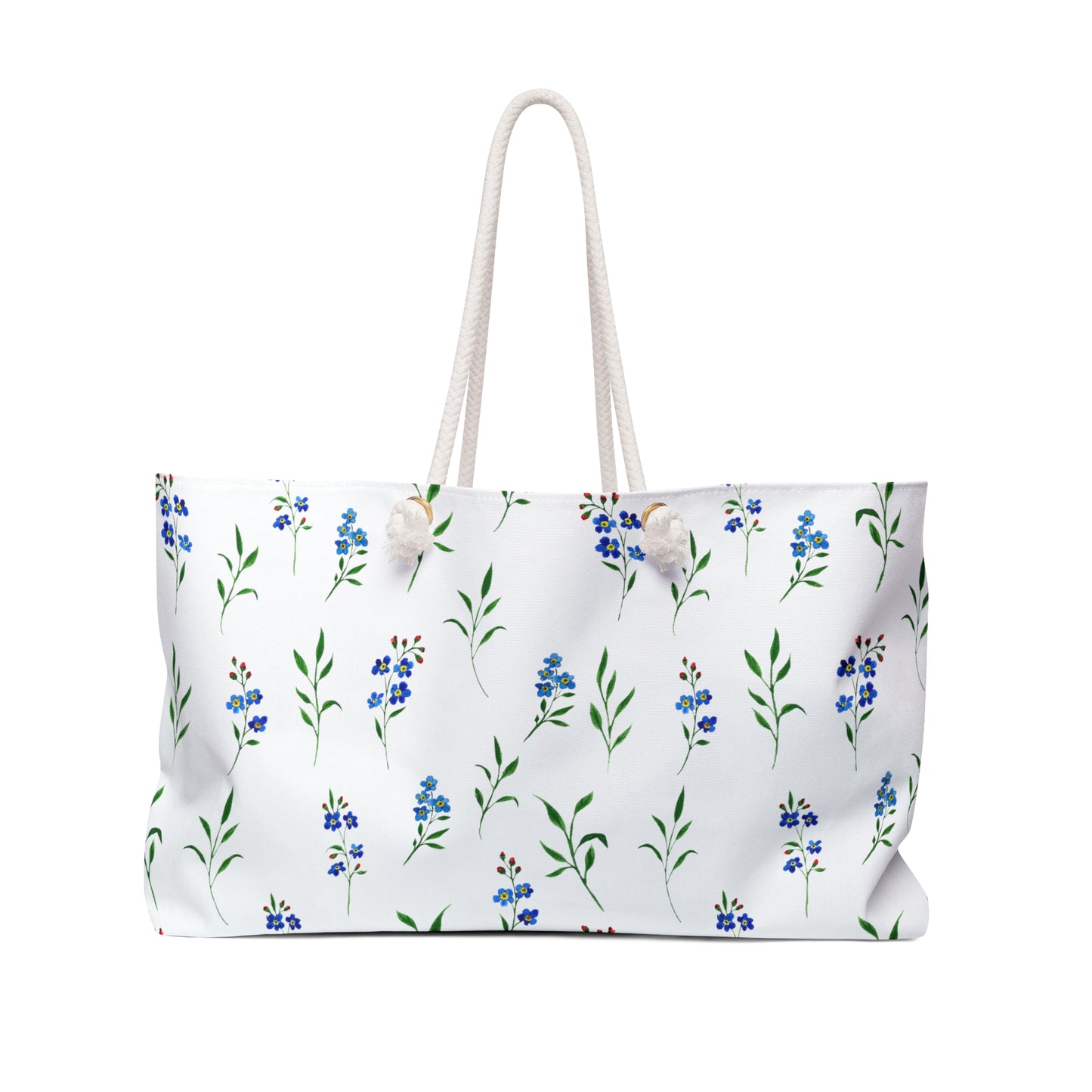 Danty Blue Floral Weekender Bag