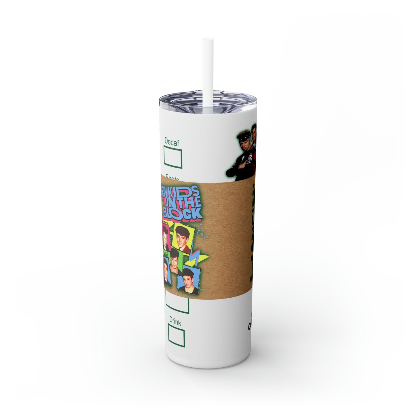 NKOTB New Kids on The Block 90's Skinny Tumbler, 20oz