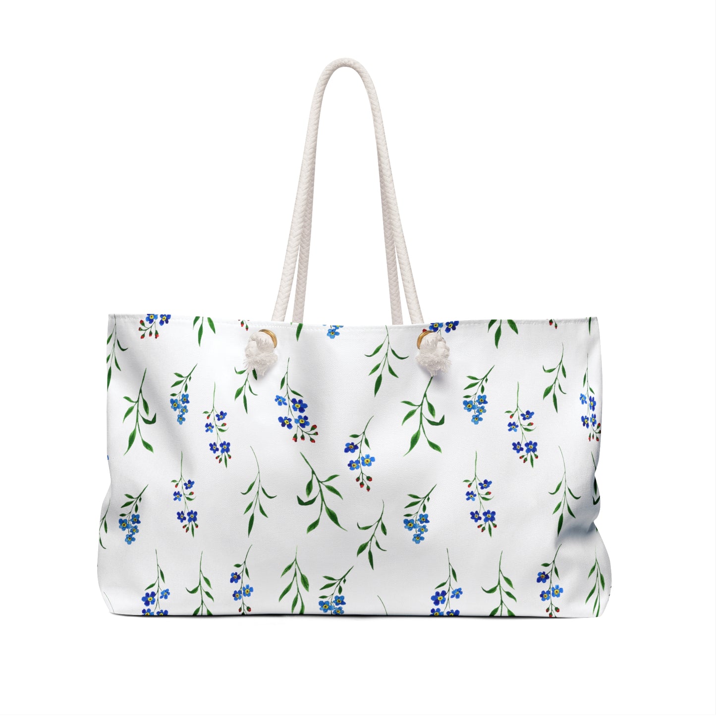 Danty Blue Floral Weekender Bag