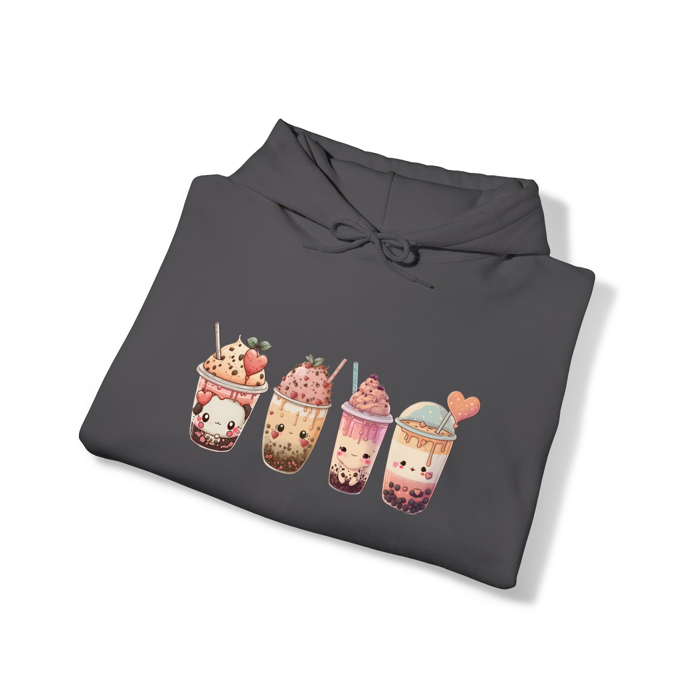 Kawaii Lovers' BubbleTea Unisex Hoodie - Comfortable & Fashionable Sweatshirt in Multiple Colors
