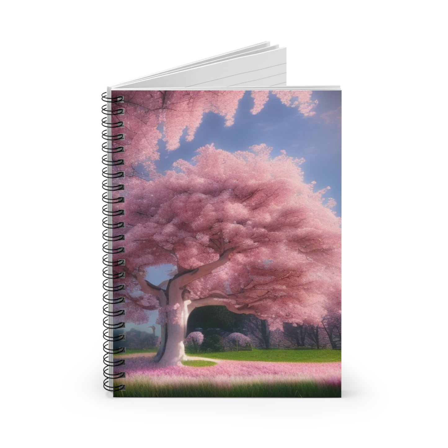 Cherry Blossom Tree! Journal or Notebook. Notes Spiral Notebook - Ruled Line