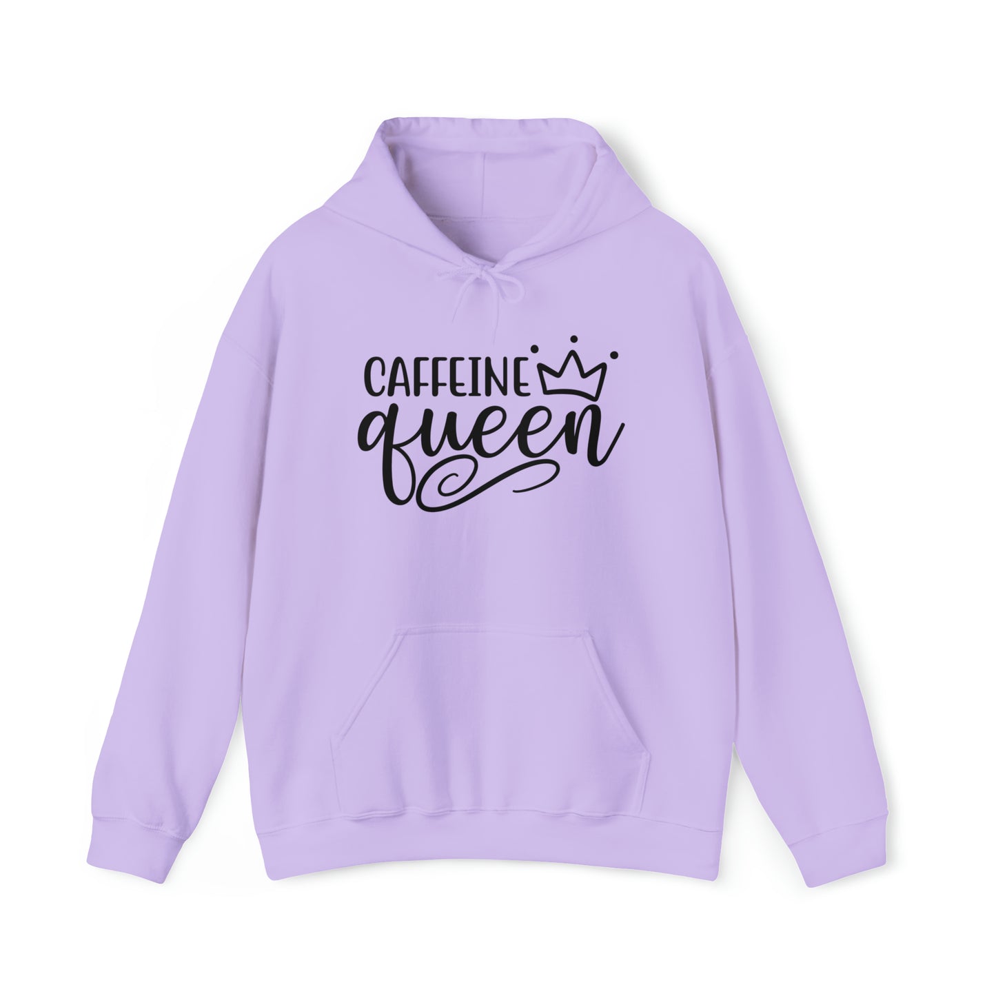 Caffeine Queen Hoodie - Comfortable & Fashionable Sweatshirt in Multiple Colors Coffee Lover, Caffeine Lover