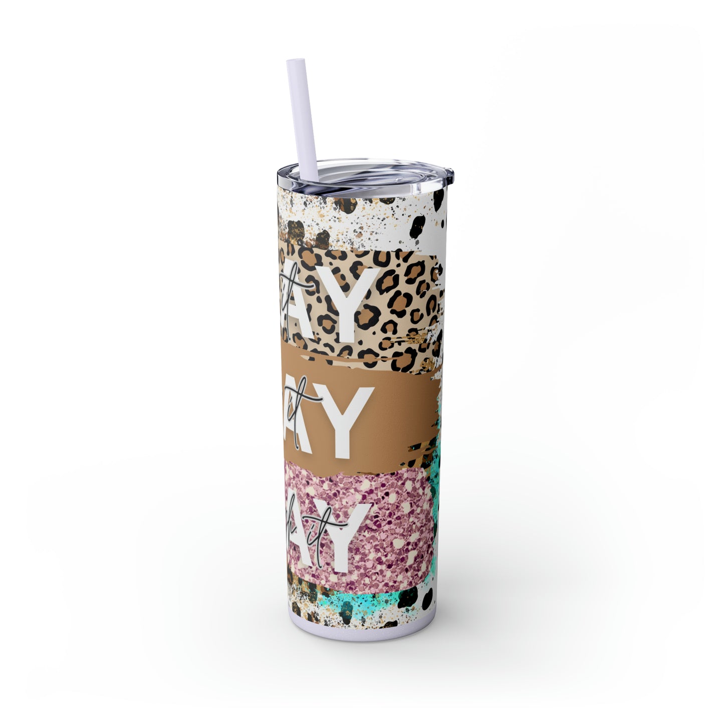 Pray Pray Pray, Christian Skinny Tumbler, 20oz