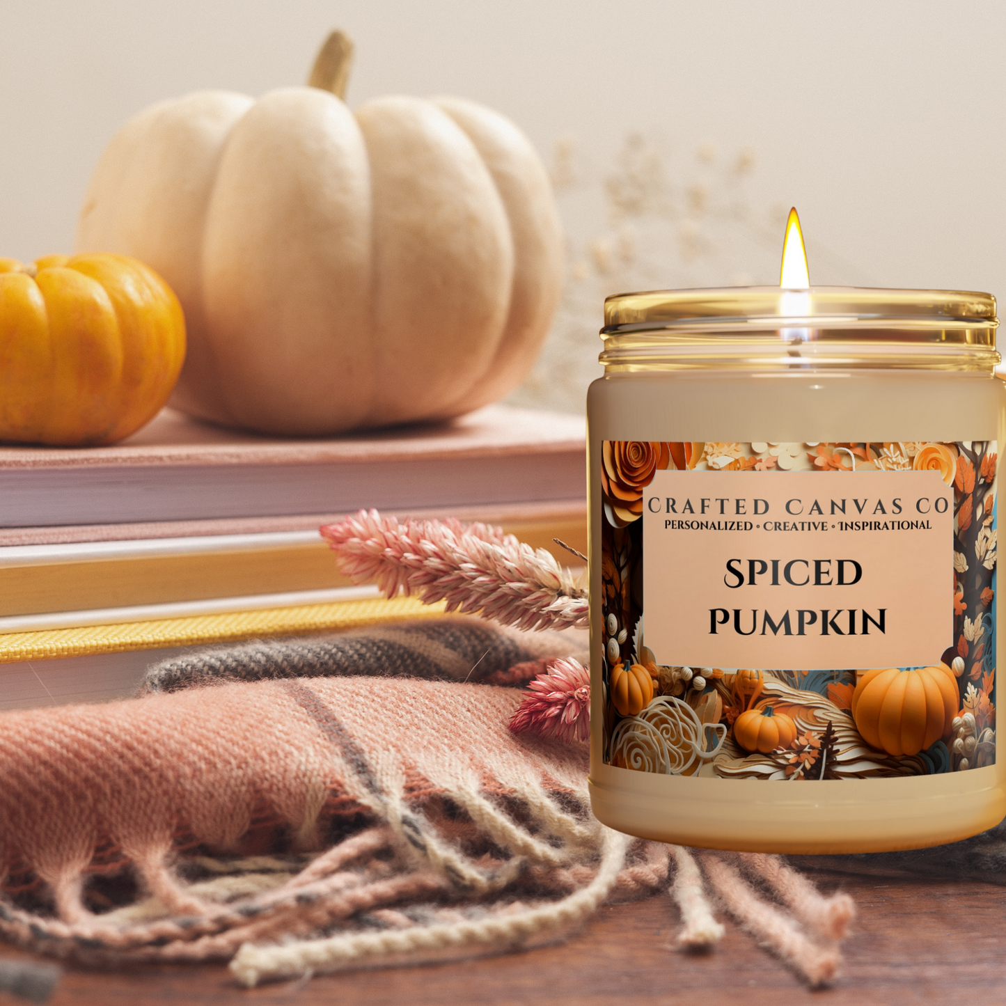Fall Spiced Pumpkin Patch Scented Candle 9oz