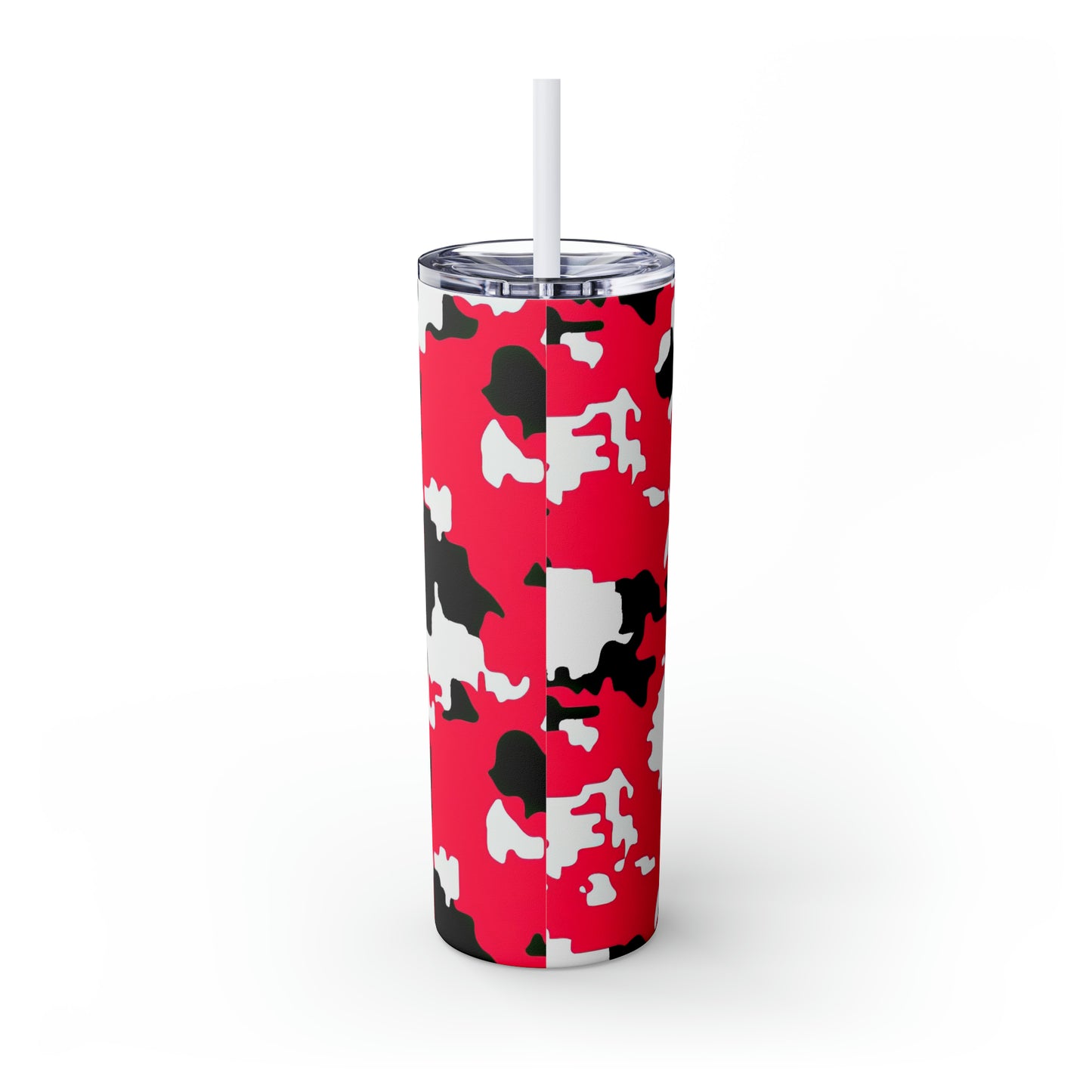 Tik Tok Pink White & Black Skinny Tumbler, 20oz