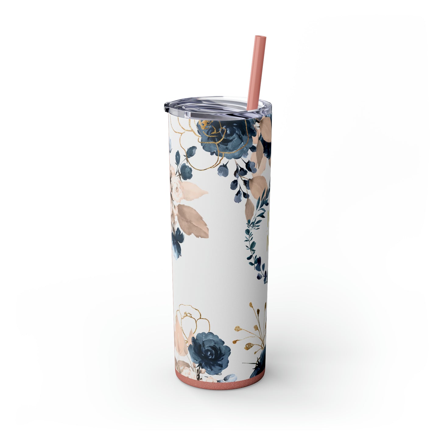 Mama Floral EcoChic 20oz Skinny Stainless Steel Tumbler with Straw