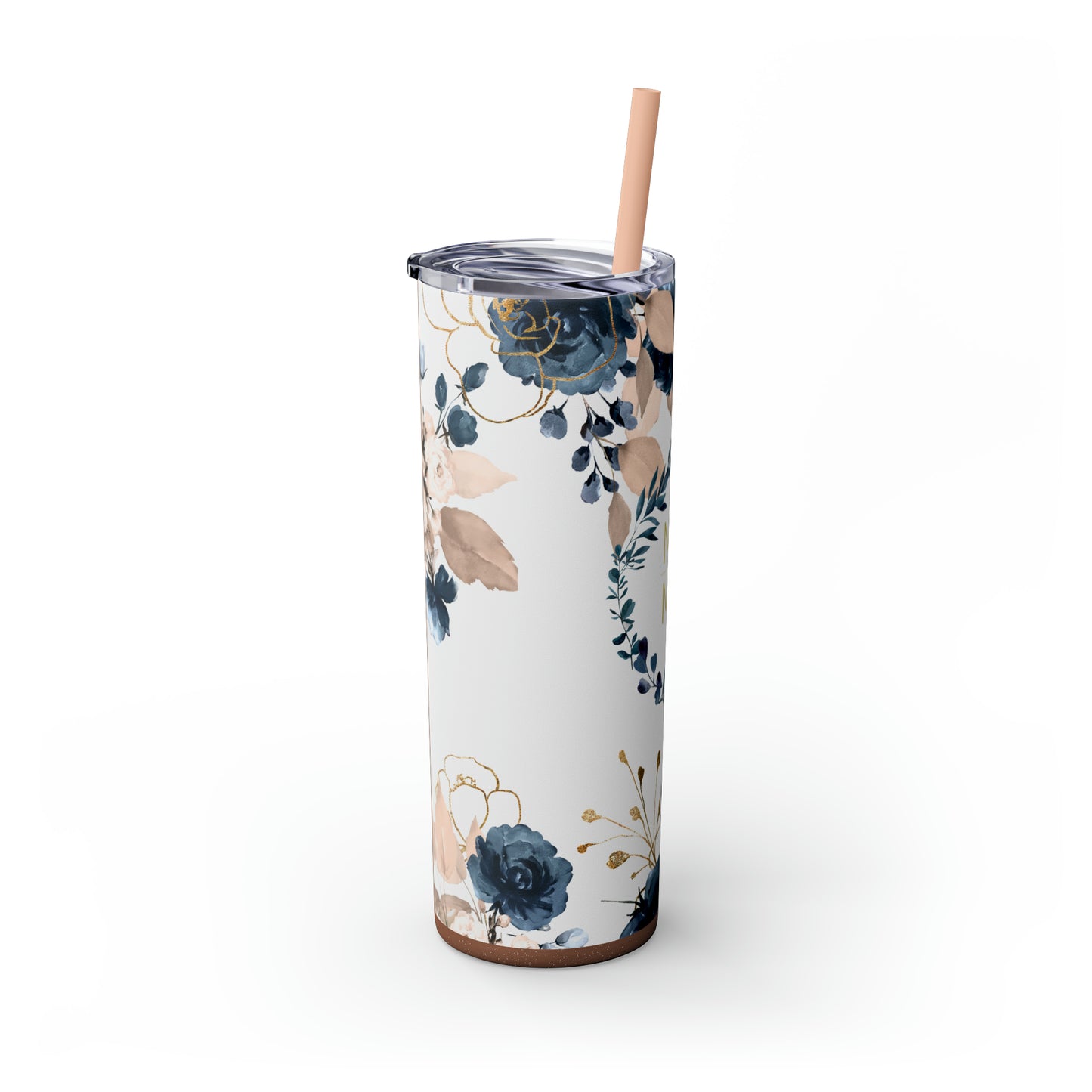 Mama Floral EcoChic 20oz Skinny Stainless Steel Tumbler with Straw