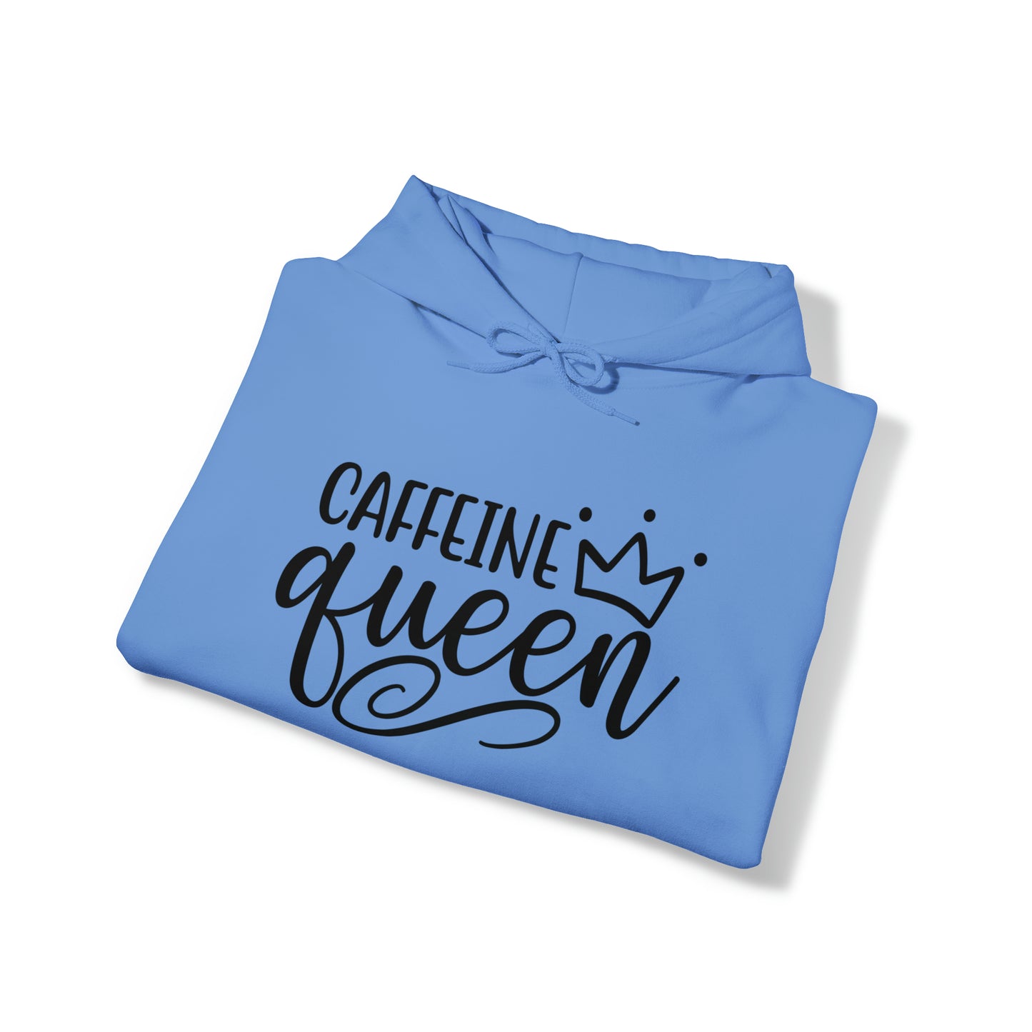 Caffeine Queen Hoodie - Comfortable & Fashionable Sweatshirt in Multiple Colors Coffee Lover, Caffeine Lover
