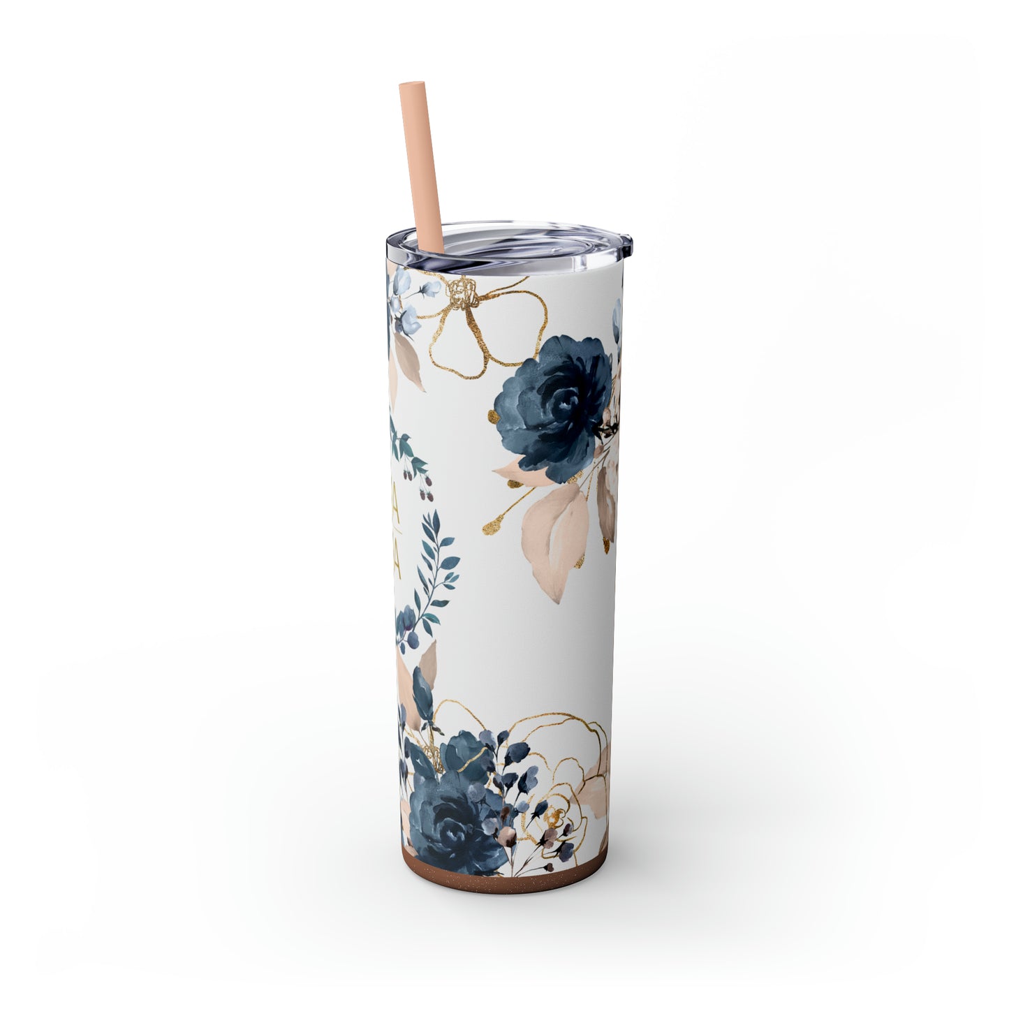 Mama Floral EcoChic 20oz Skinny Stainless Steel Tumbler with Straw