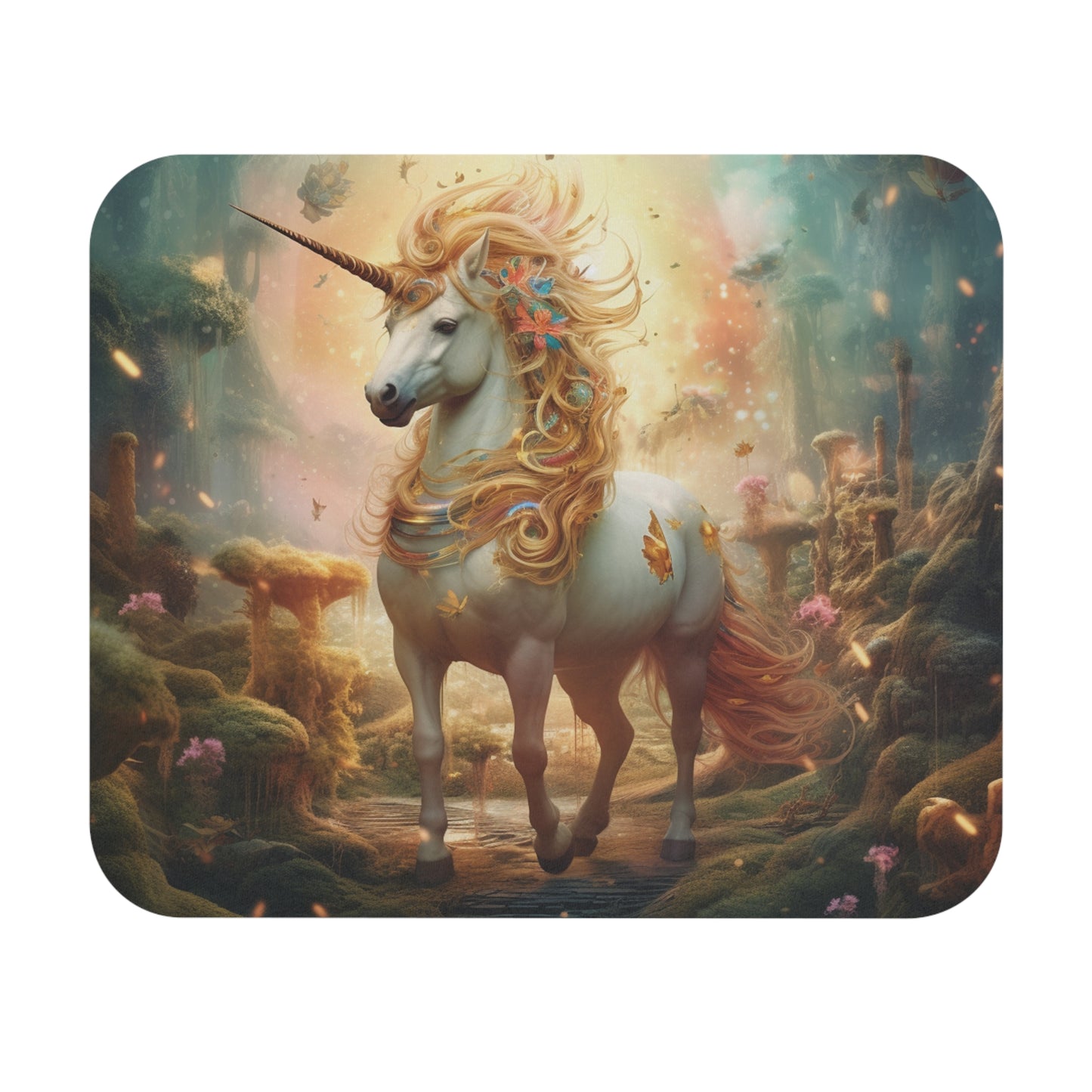 Enchanted Unicorn Mouse Pad (Rectangle)