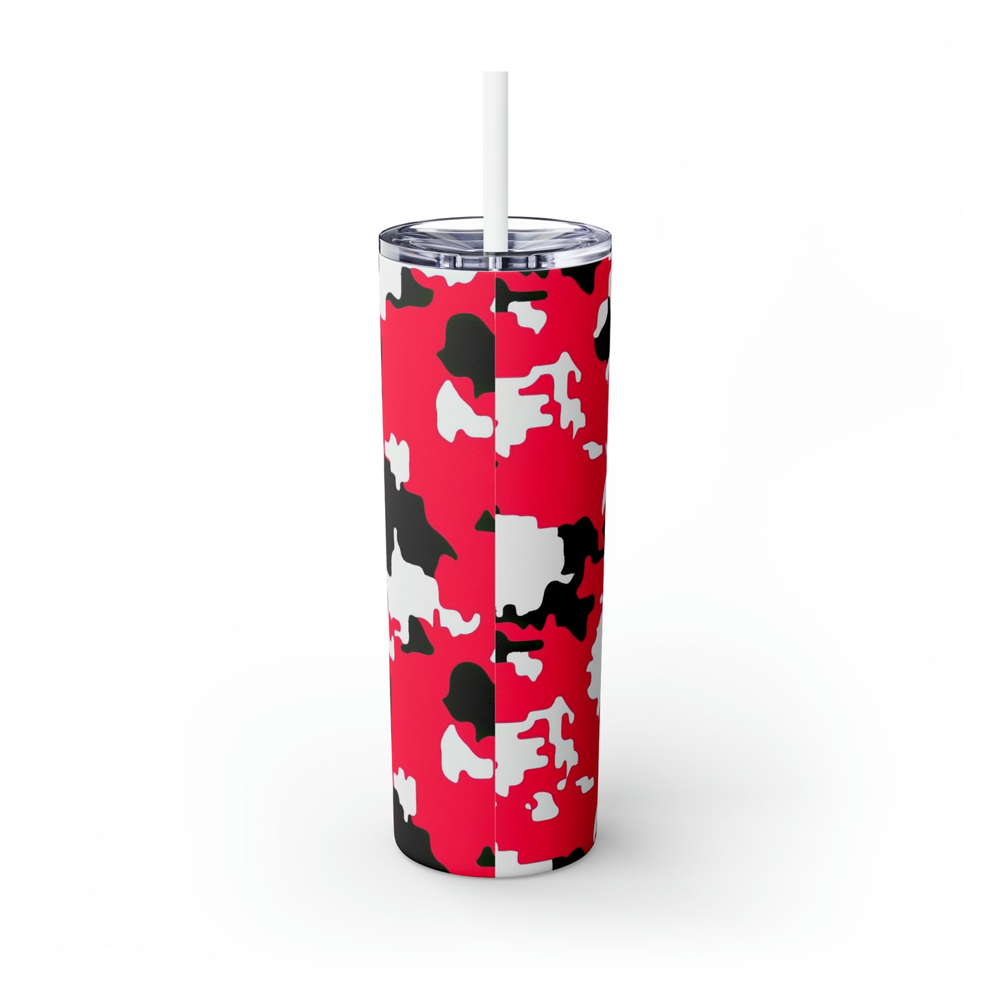 Tik Tok Pink White & Black Skinny Tumbler, 20oz