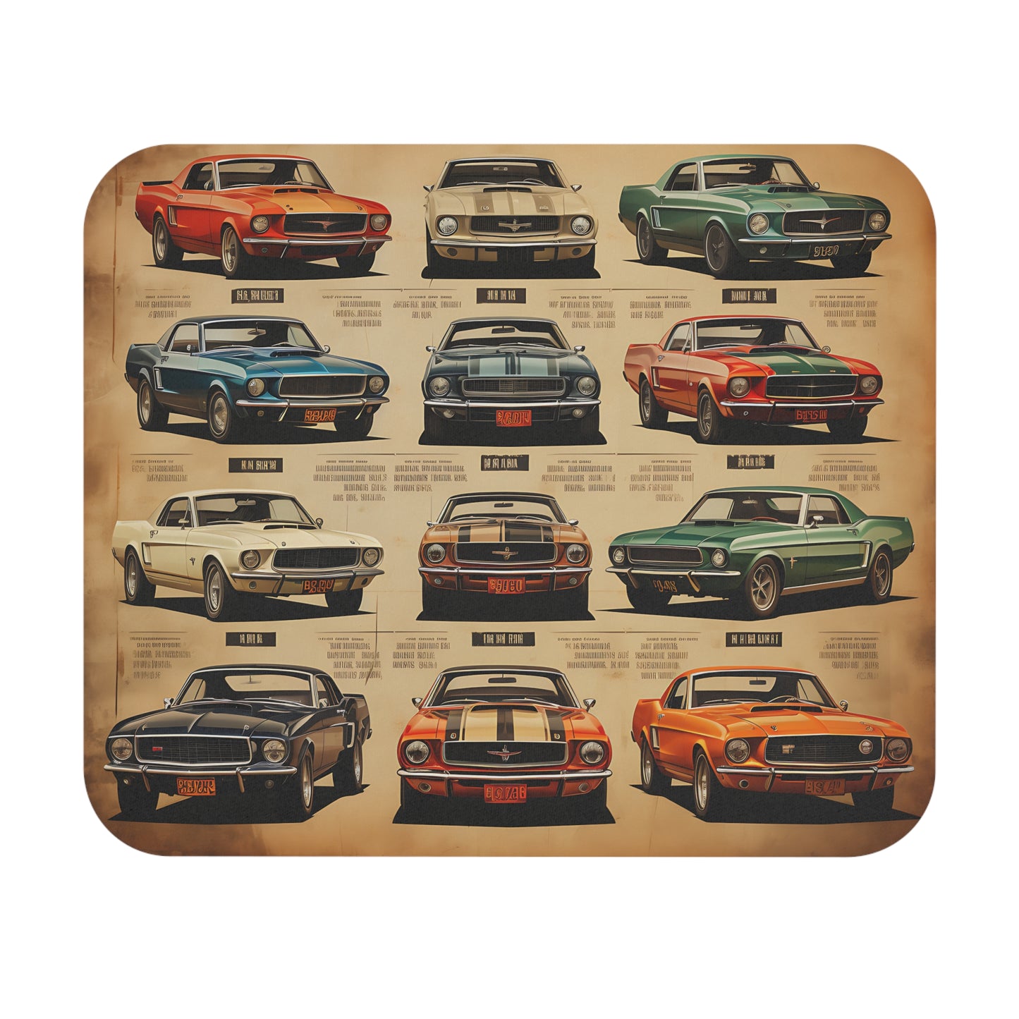 Classic Mustang Mouse Pad (Rectangle)