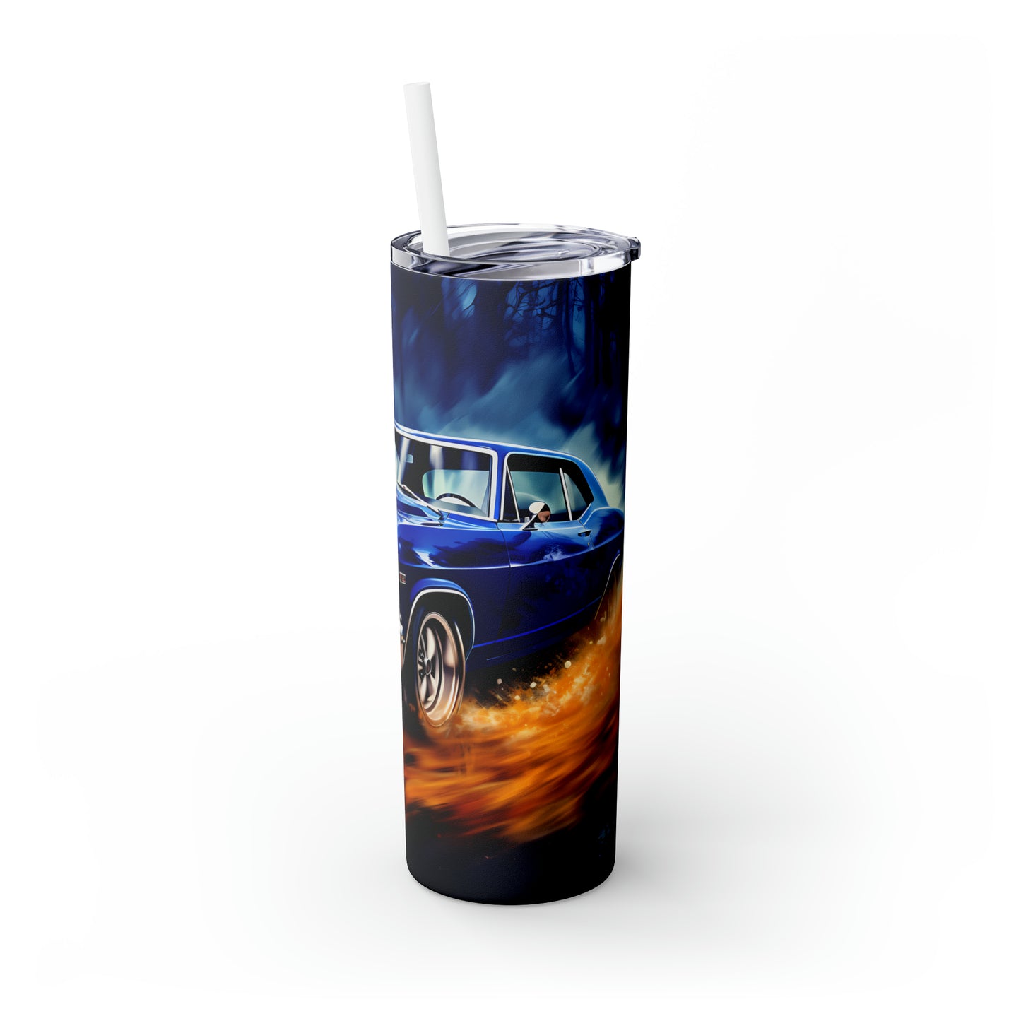 1969 Chevy Nova Skinny Tumbler with Straw, 20oz