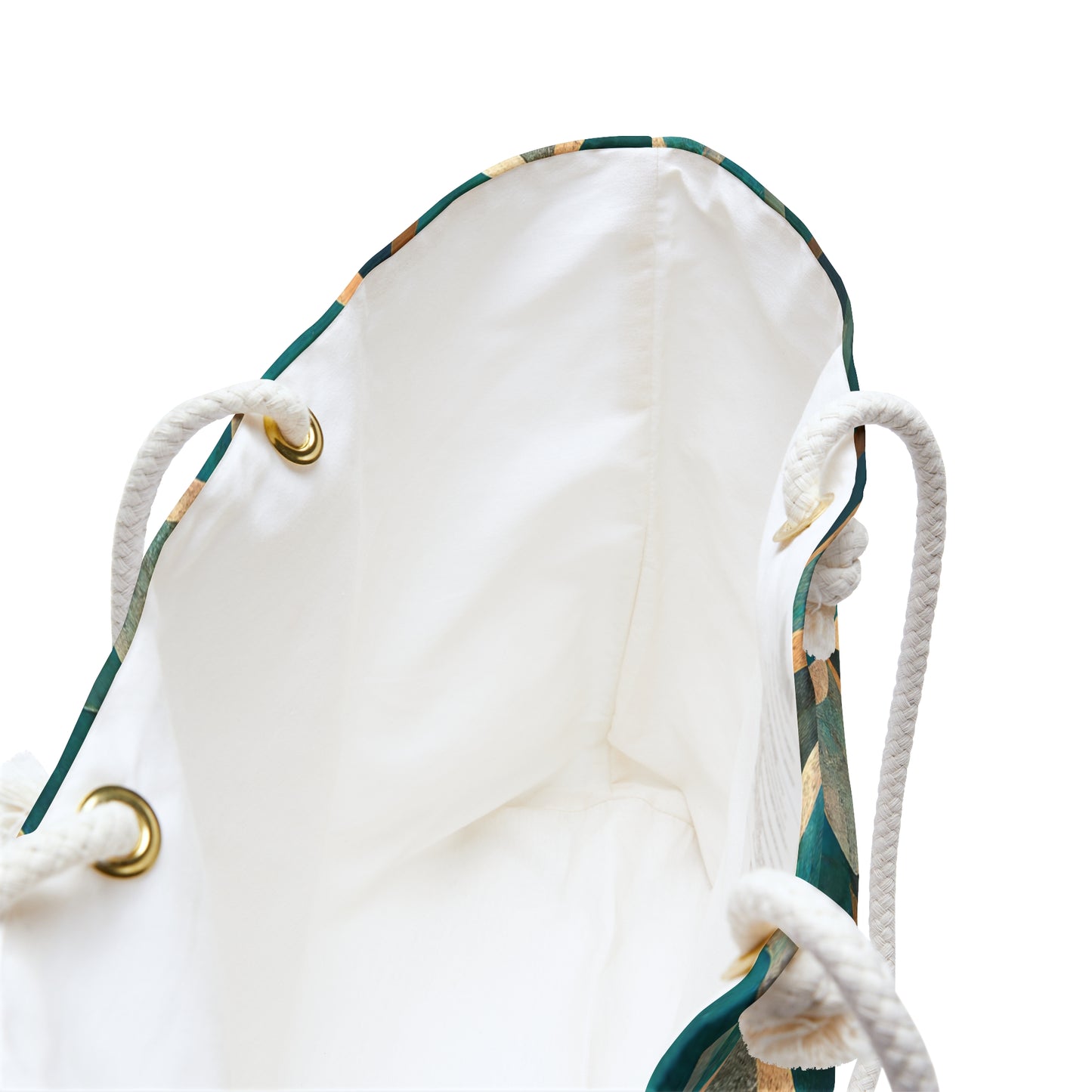 Teal and Gold Weekender Bag