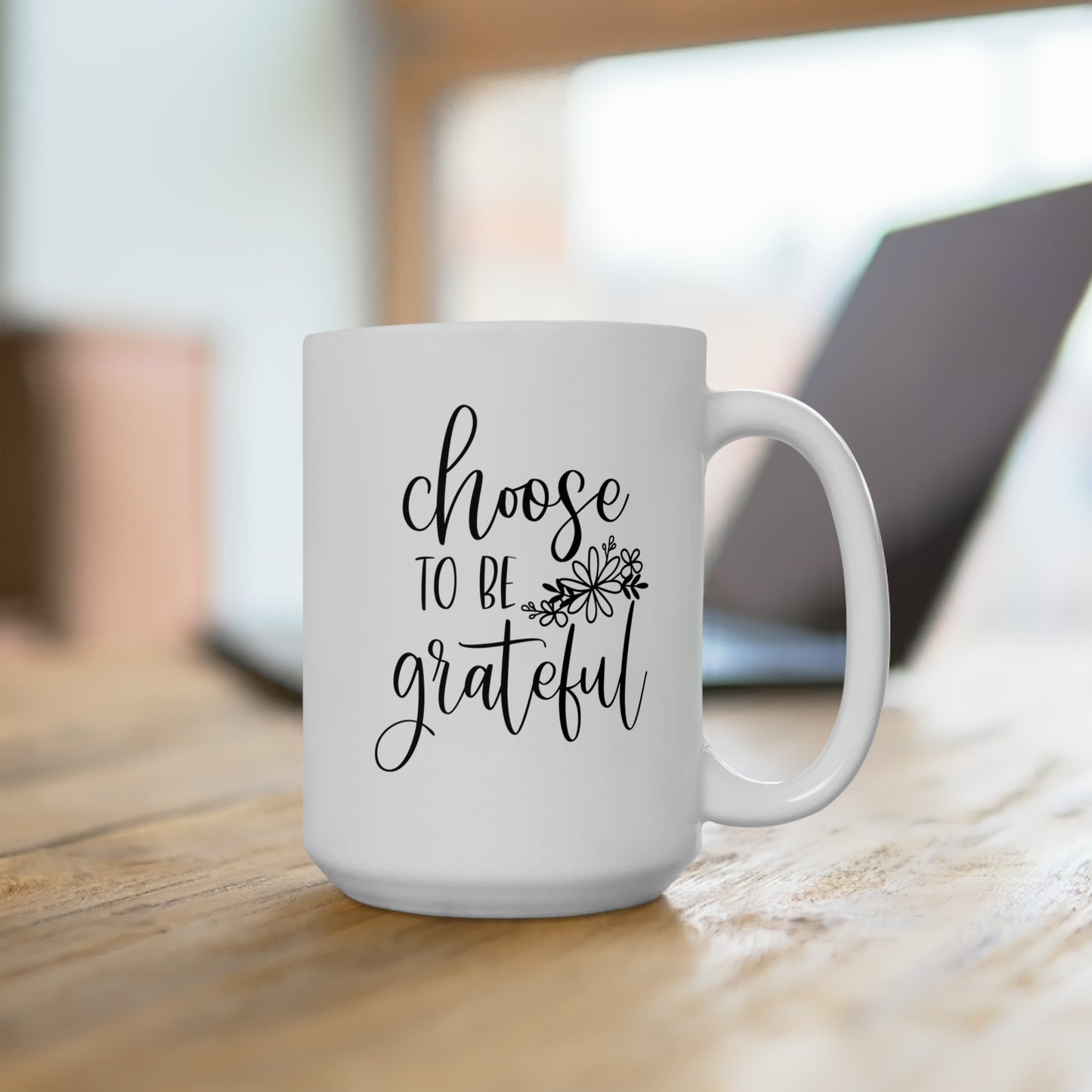 Choose to be grateful! Fall Ceramic Mug 15oz