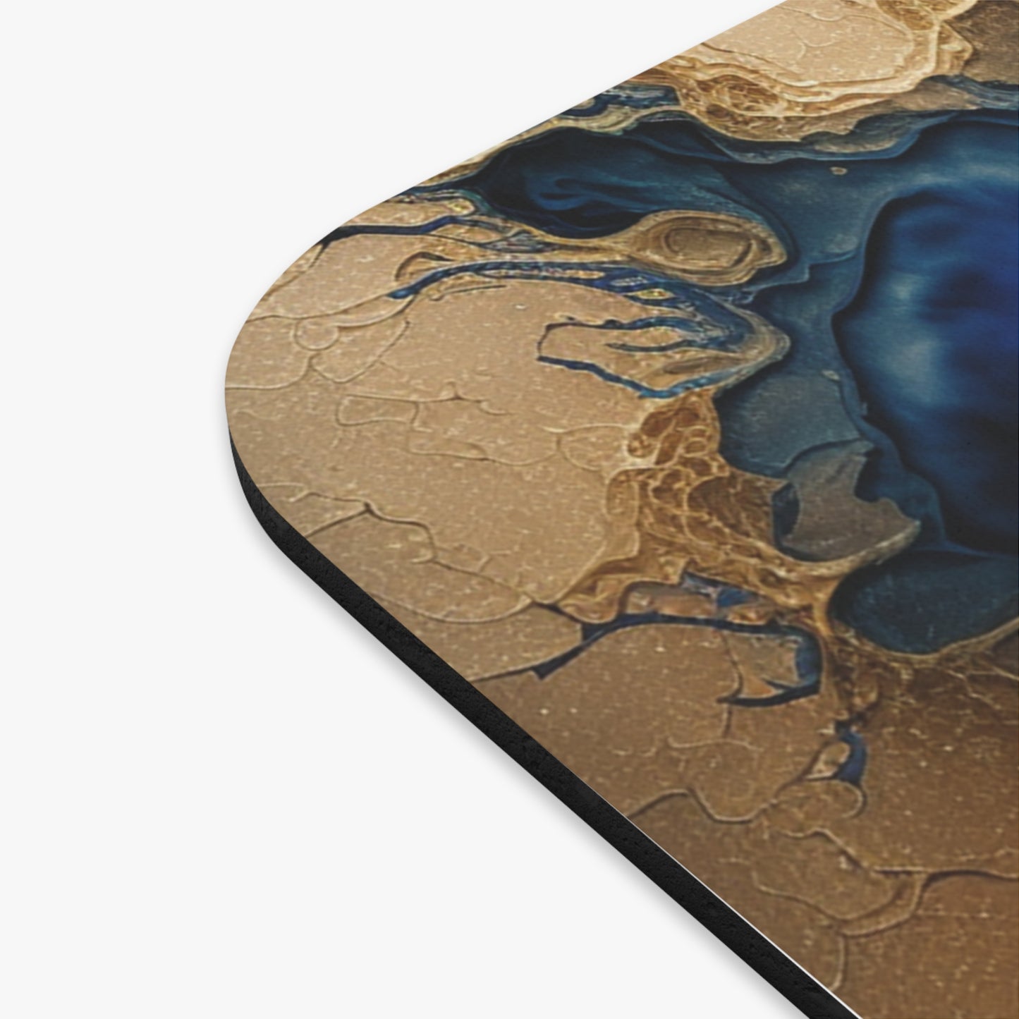 Gold, & Blue Mouse Pad (Rectangle)