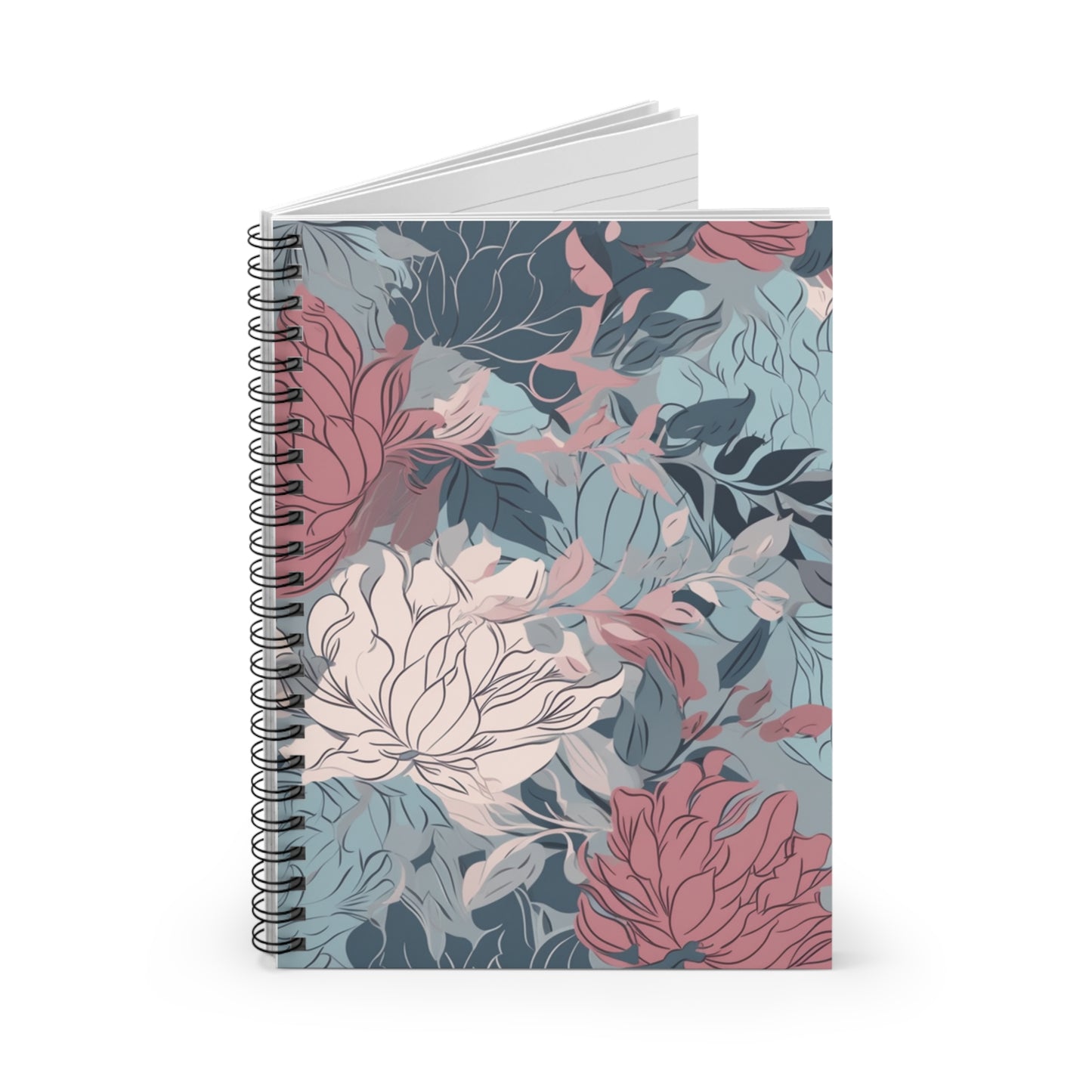 Field Of Flowers Journal or Notebook. Diary Notes Spiral Notebook - Ruled Lined