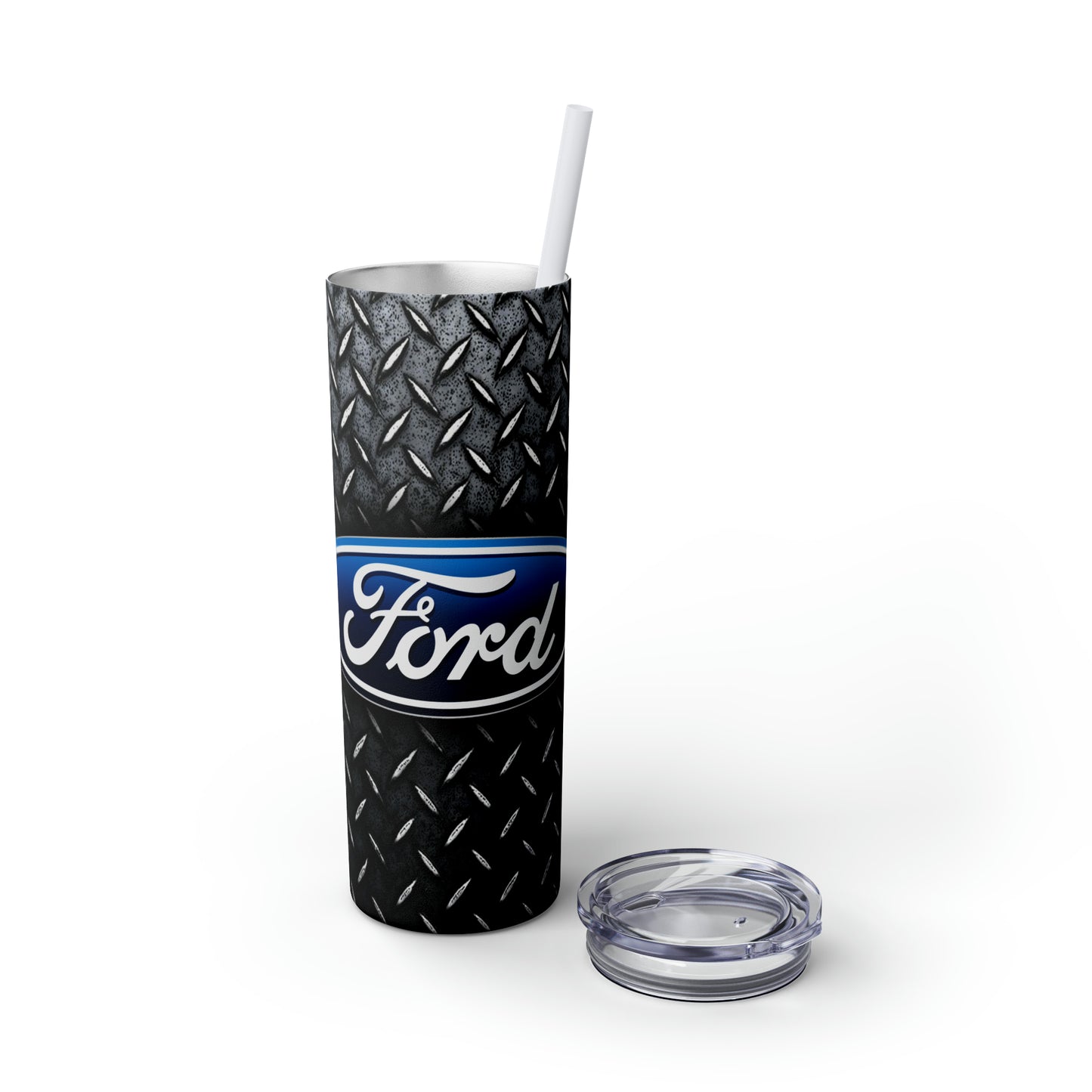 Ford Tread Skinny Tumbler with Straw, 20oz