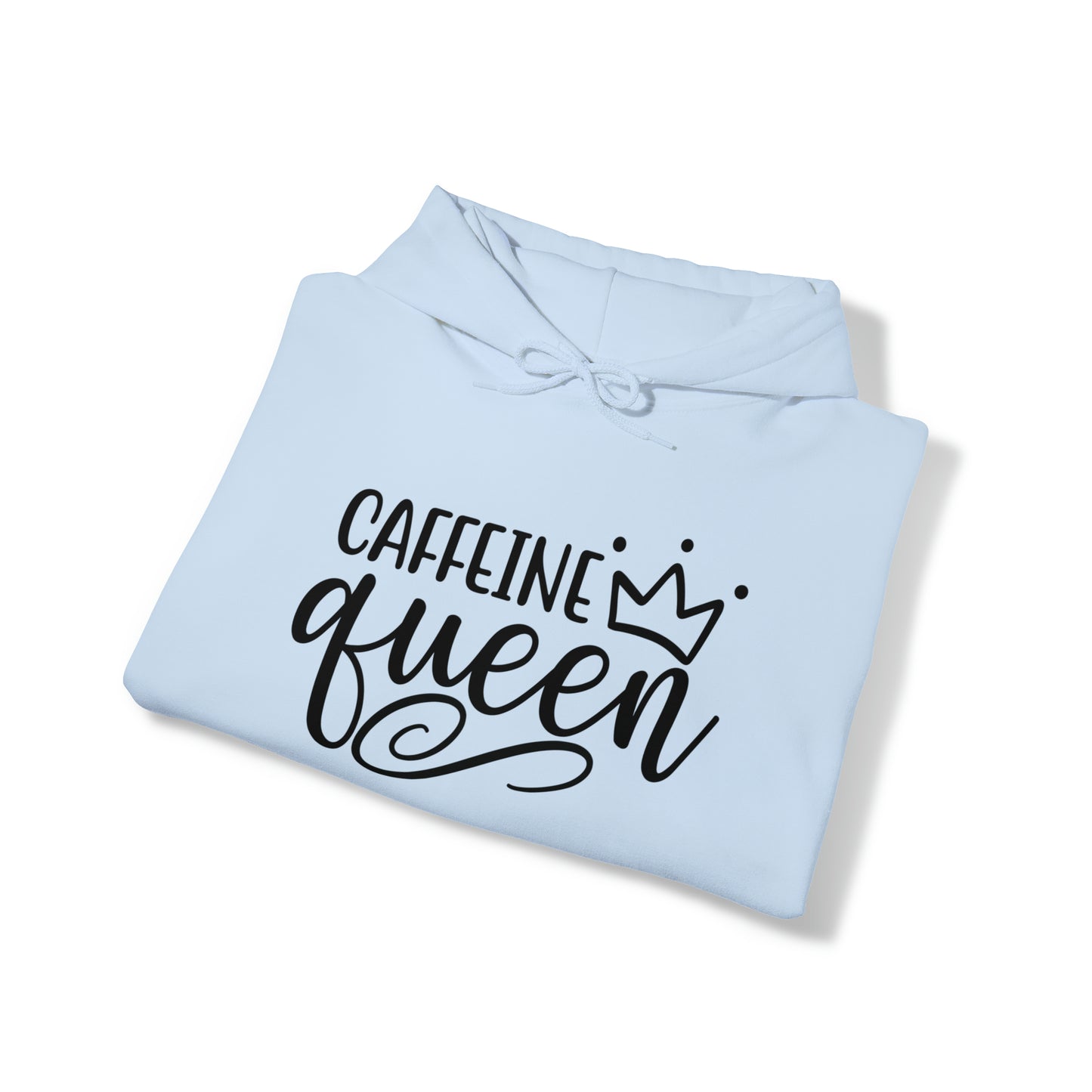 Caffeine Queen Hoodie - Comfortable & Fashionable Sweatshirt in Multiple Colors Coffee Lover, Caffeine Lover