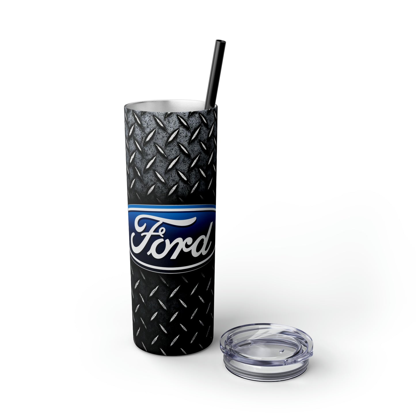 Ford Tread Skinny Tumbler with Straw, 20oz