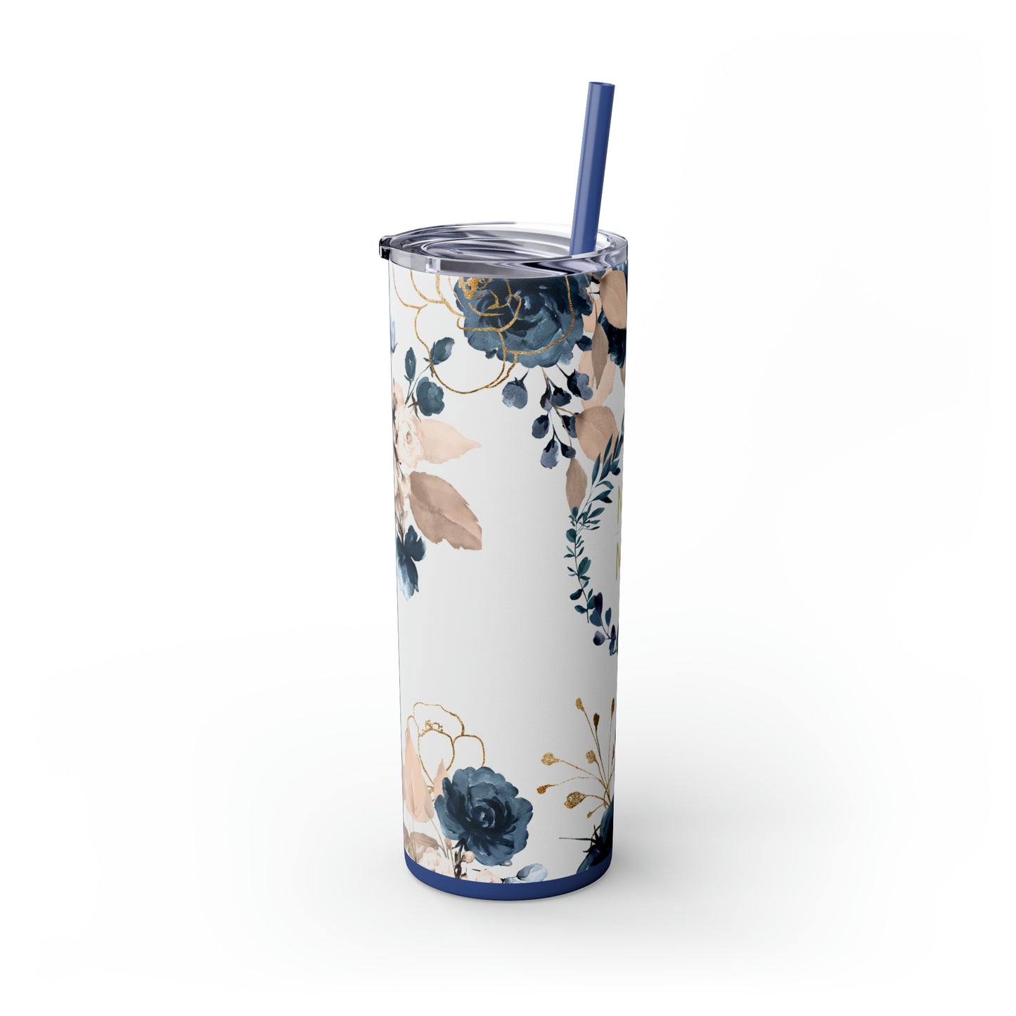 Mama Floral EcoChic 20oz Skinny Stainless Steel Tumbler with Straw