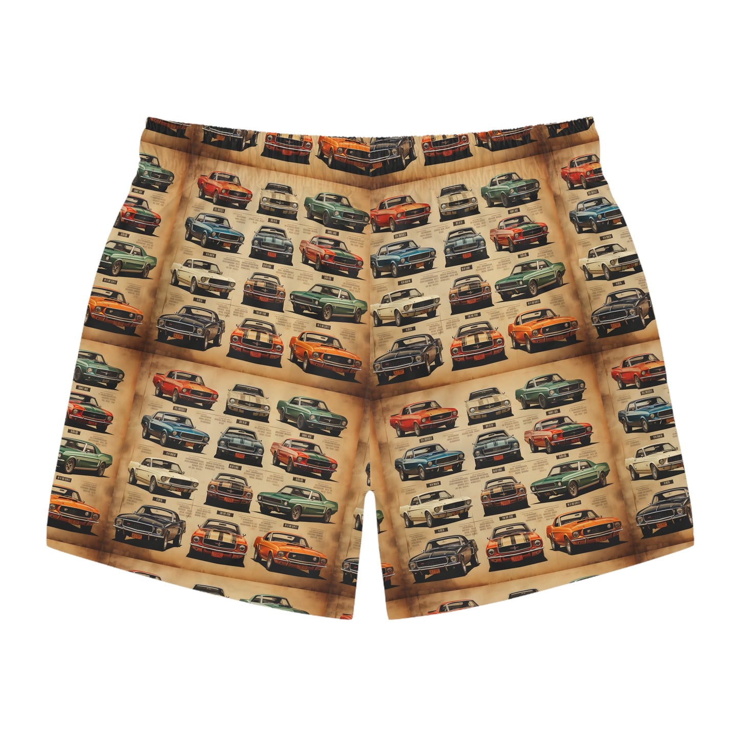 Men’s Classic Mustang Swim Trunks (AOP)