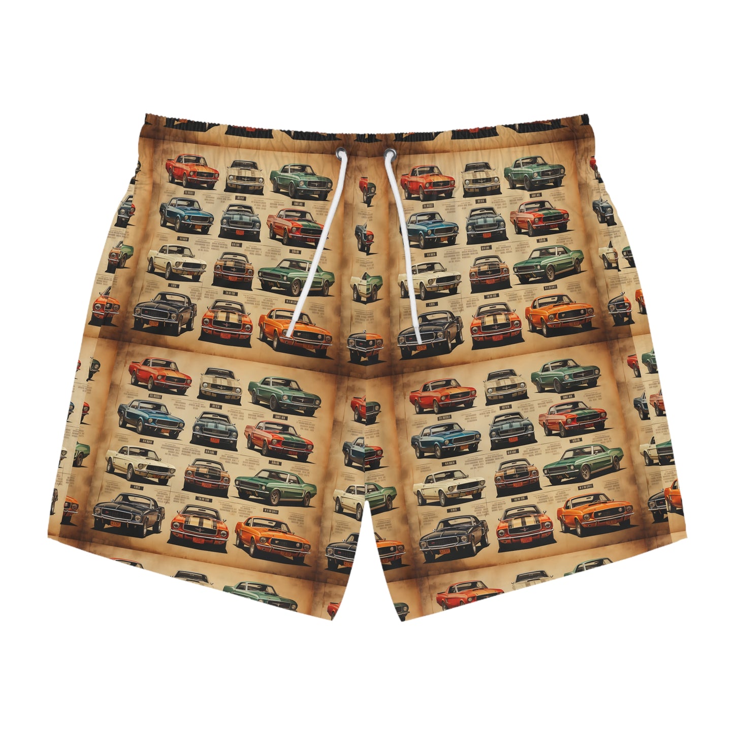 Men’s Classic Mustang Swim Trunks (AOP)