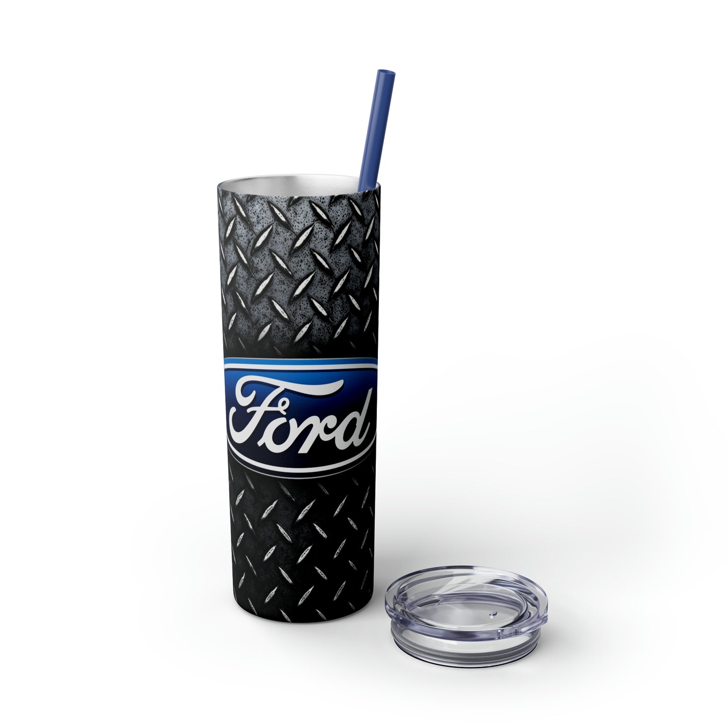 Ford Tread Skinny Tumbler with Straw, 20oz