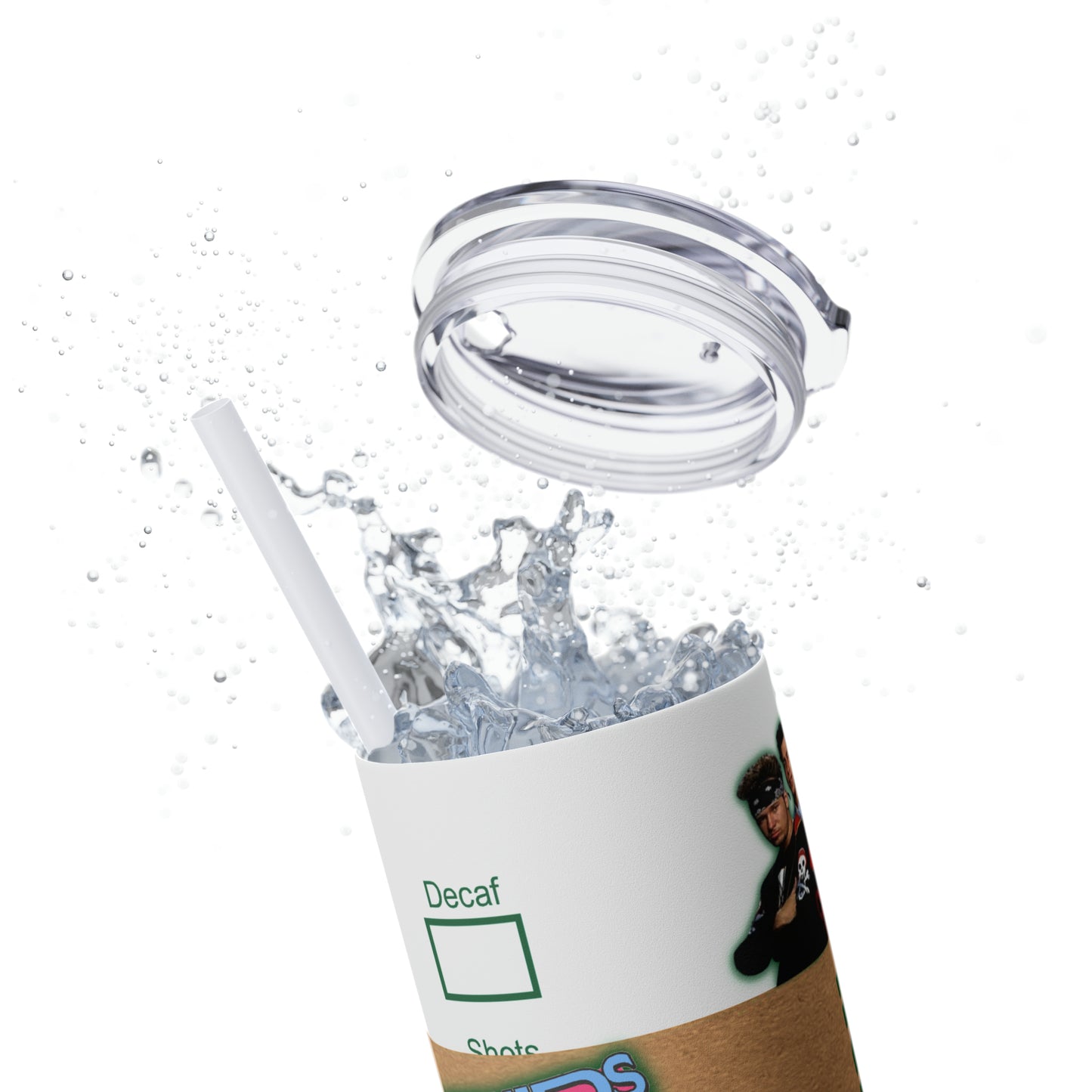 NKOTB New Kids on The Block 90's Skinny Tumbler, 20oz
