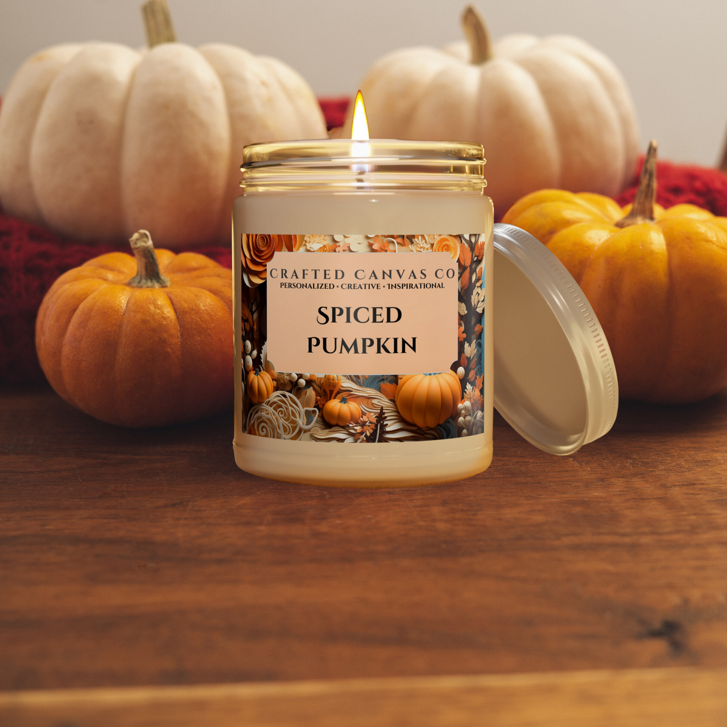 Fall Spiced Pumpkin Patch Scented Candle 9oz