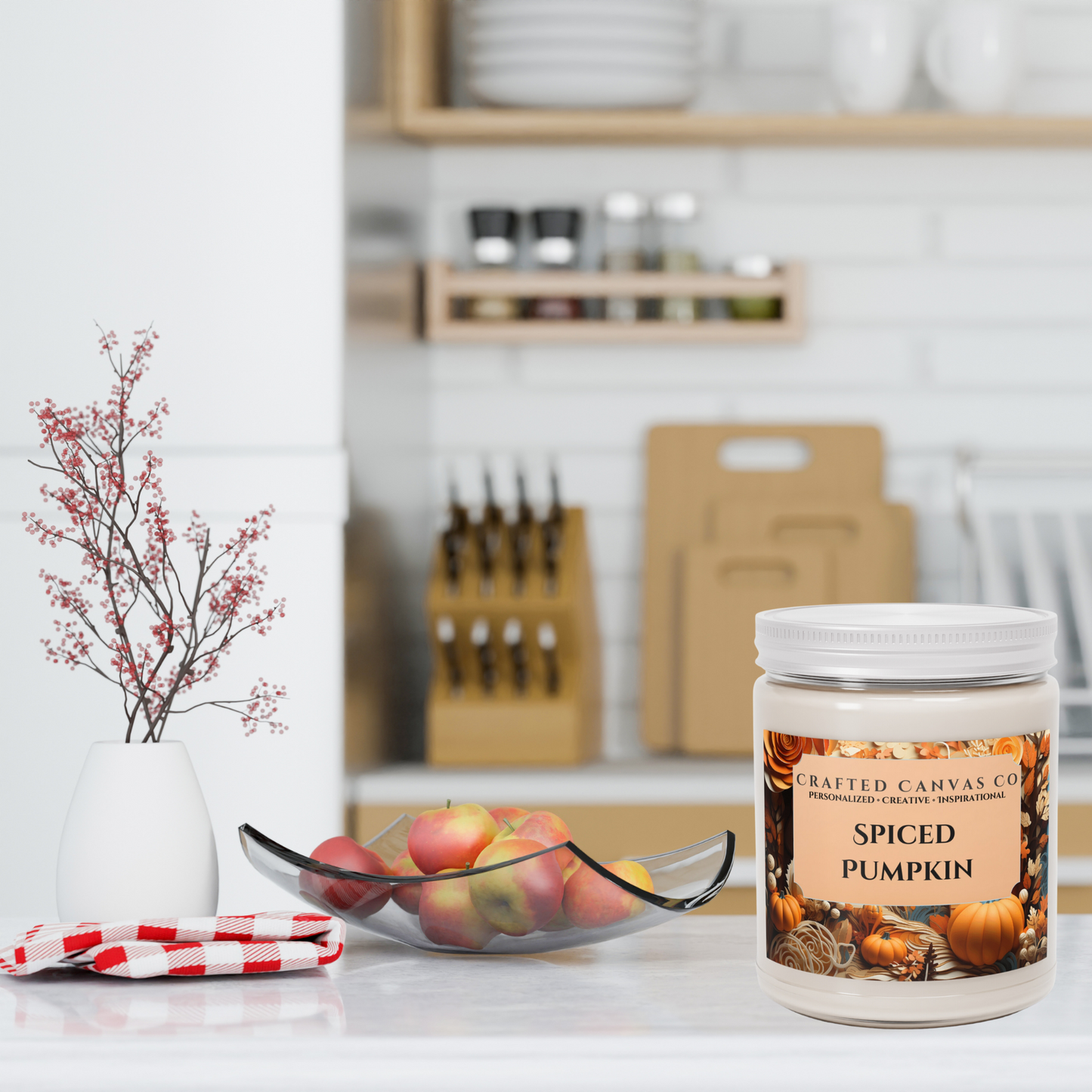 Fall Spiced Pumpkin Patch Scented Candle 9oz