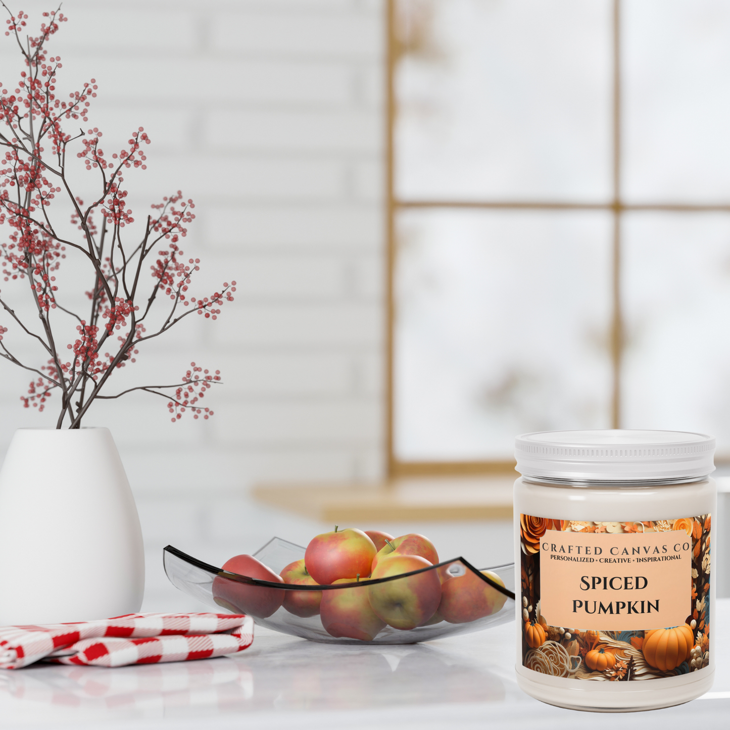 Fall Spiced Pumpkin Patch Scented Candle 9oz