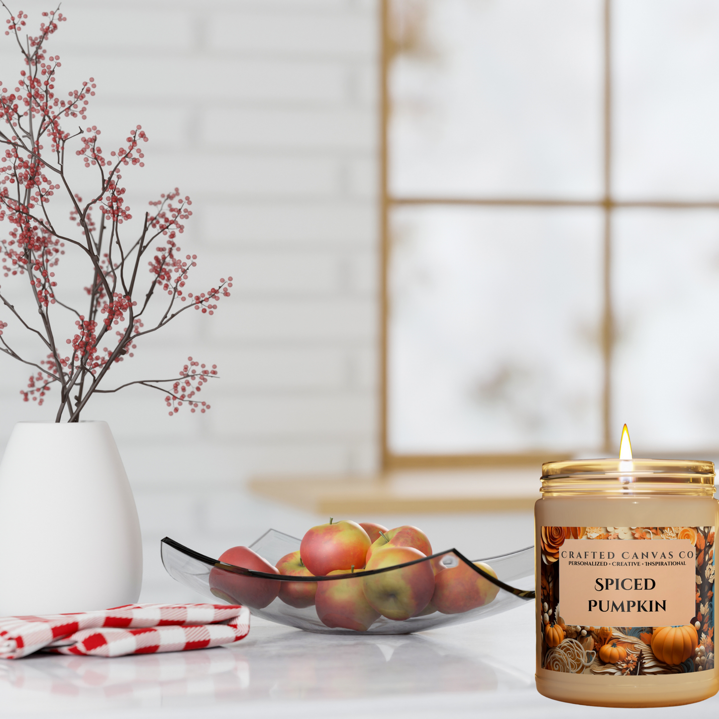 Fall Spiced Pumpkin Patch Scented Candle 9oz