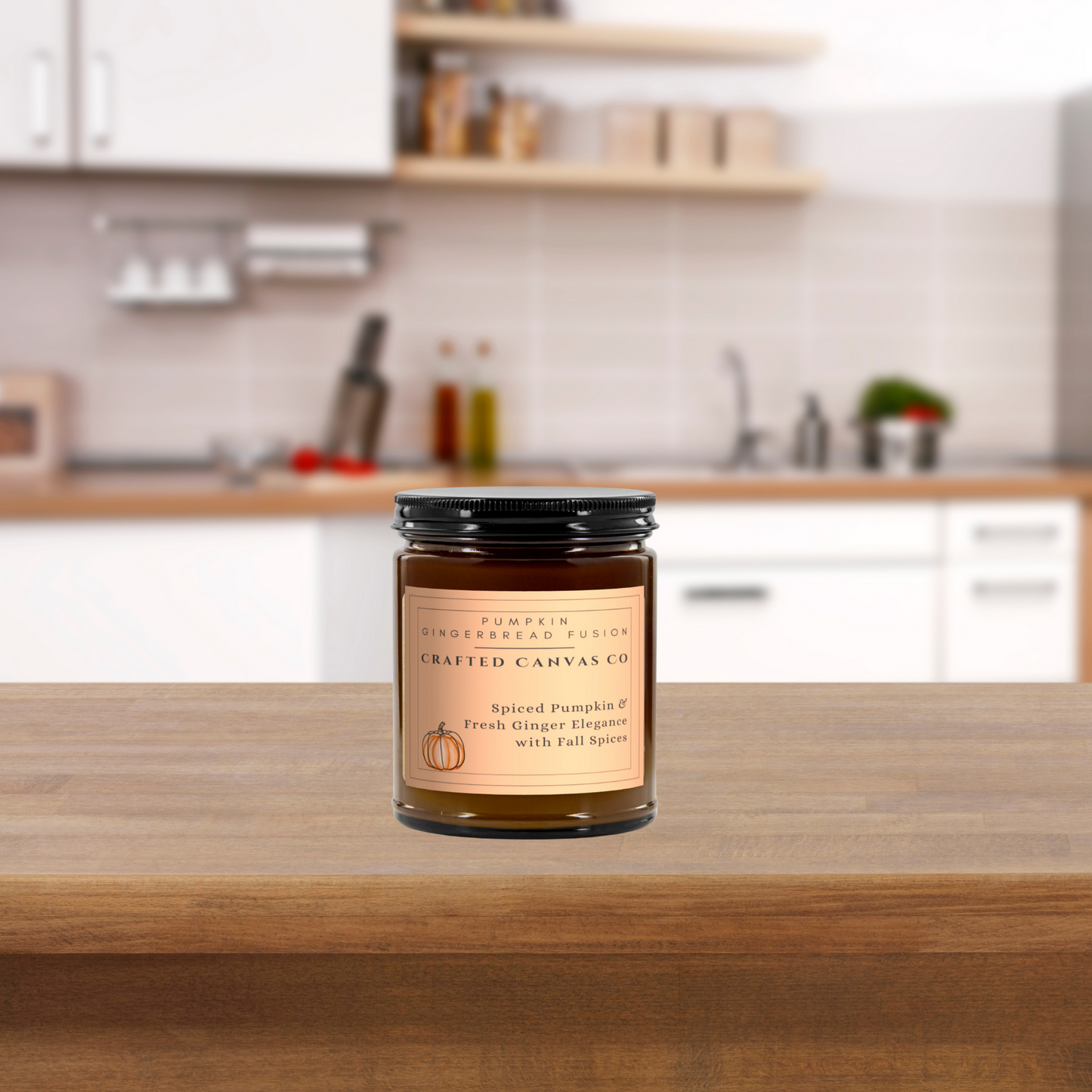 Pumpkin Gingerbread Fusion Fall Candle