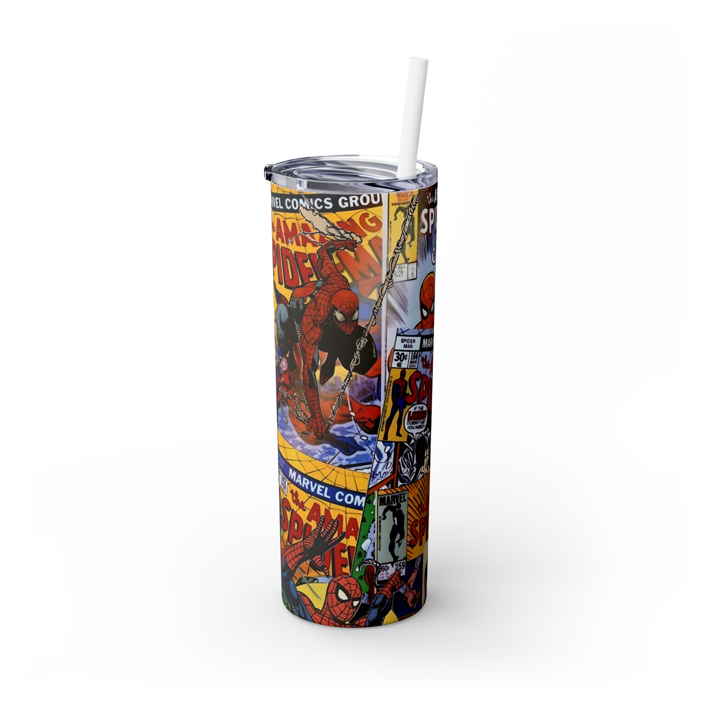 Spider-Man Comic Skinny Tumbler, 20oz