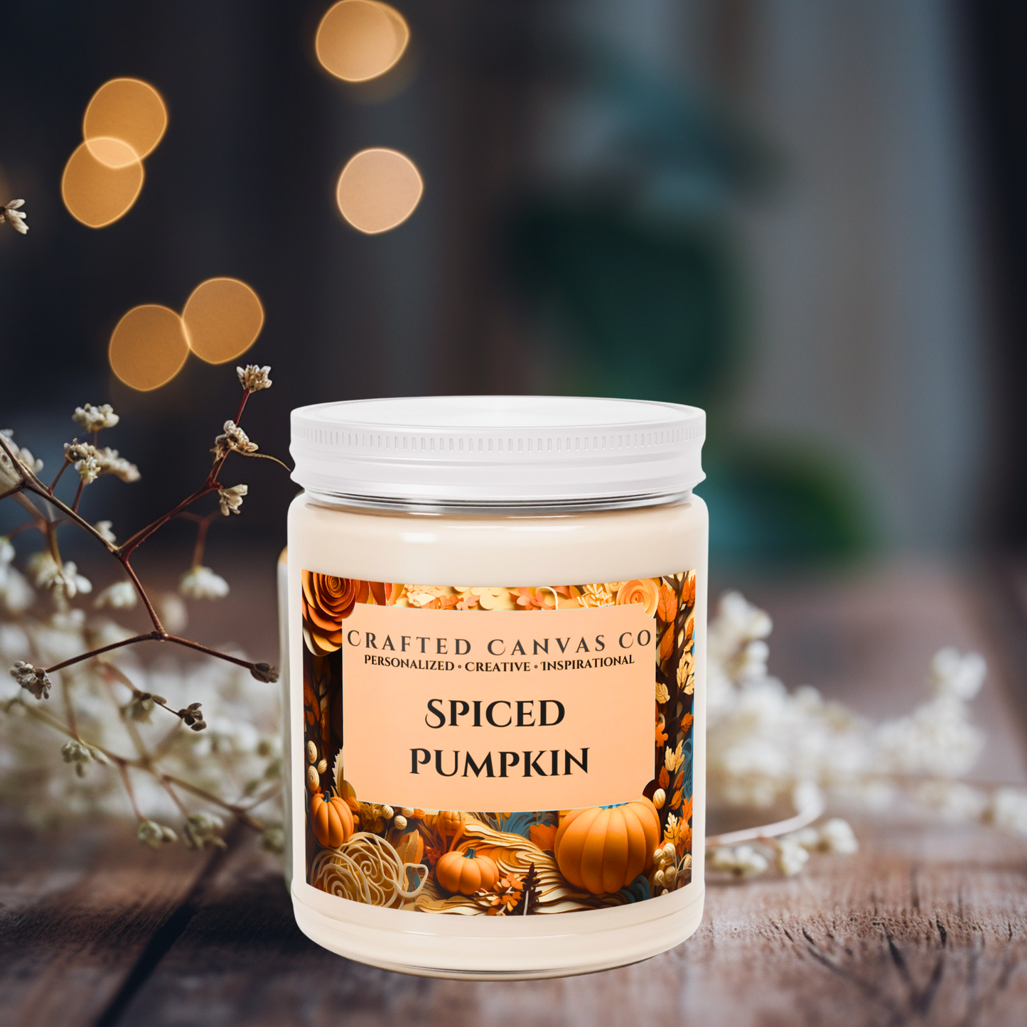 Fall Spiced Pumpkin Patch Scented Candle 9oz