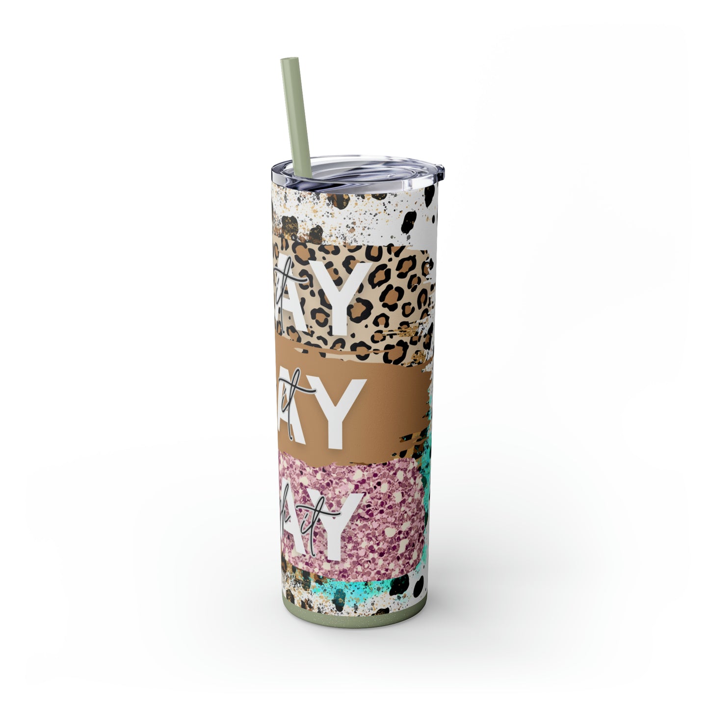 Pray Pray Pray, Christian Skinny Tumbler, 20oz