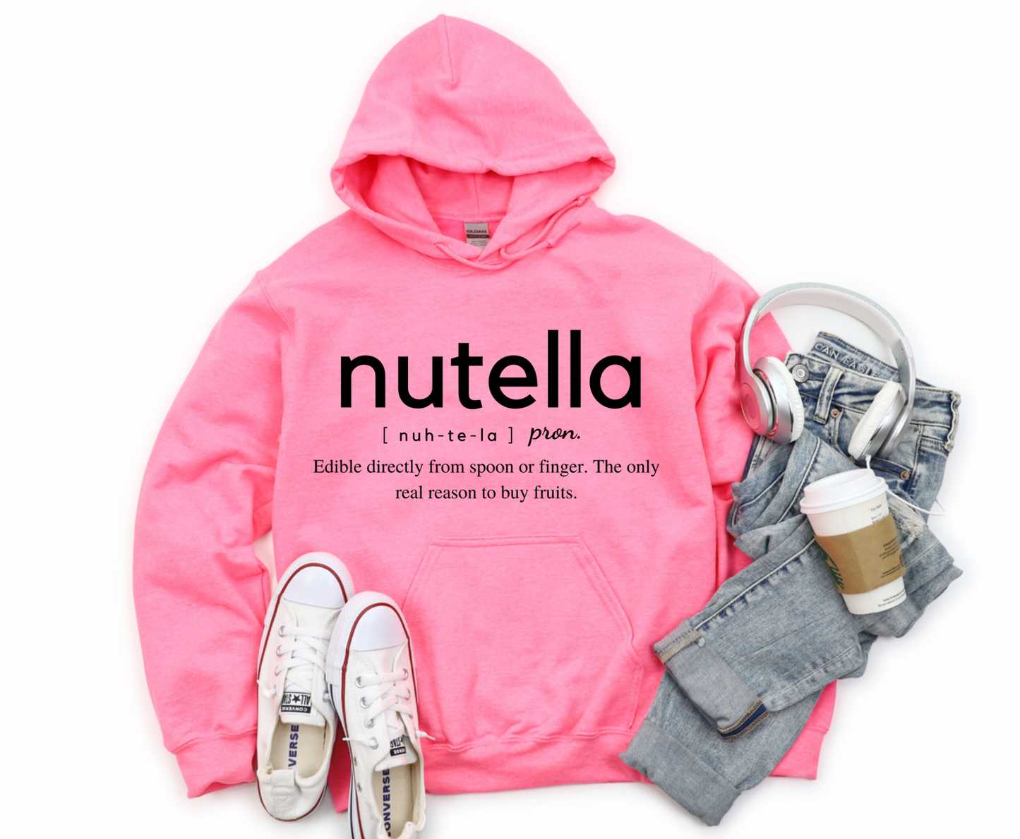 Nutella Lovers' Unisex Hoodie - Comfortable & Fashionable Sweatshirt in Multiple Colors