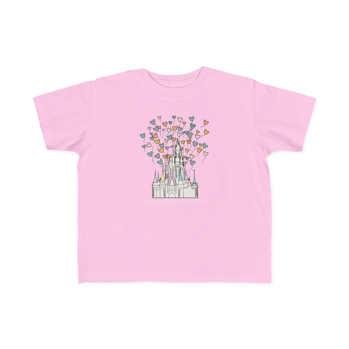 Toddler Tee - Disney World Pastel Castle