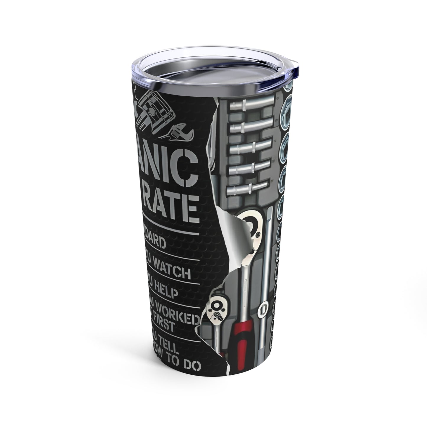 Mechanics Hourly Rate Insulated Tumbler 20oz