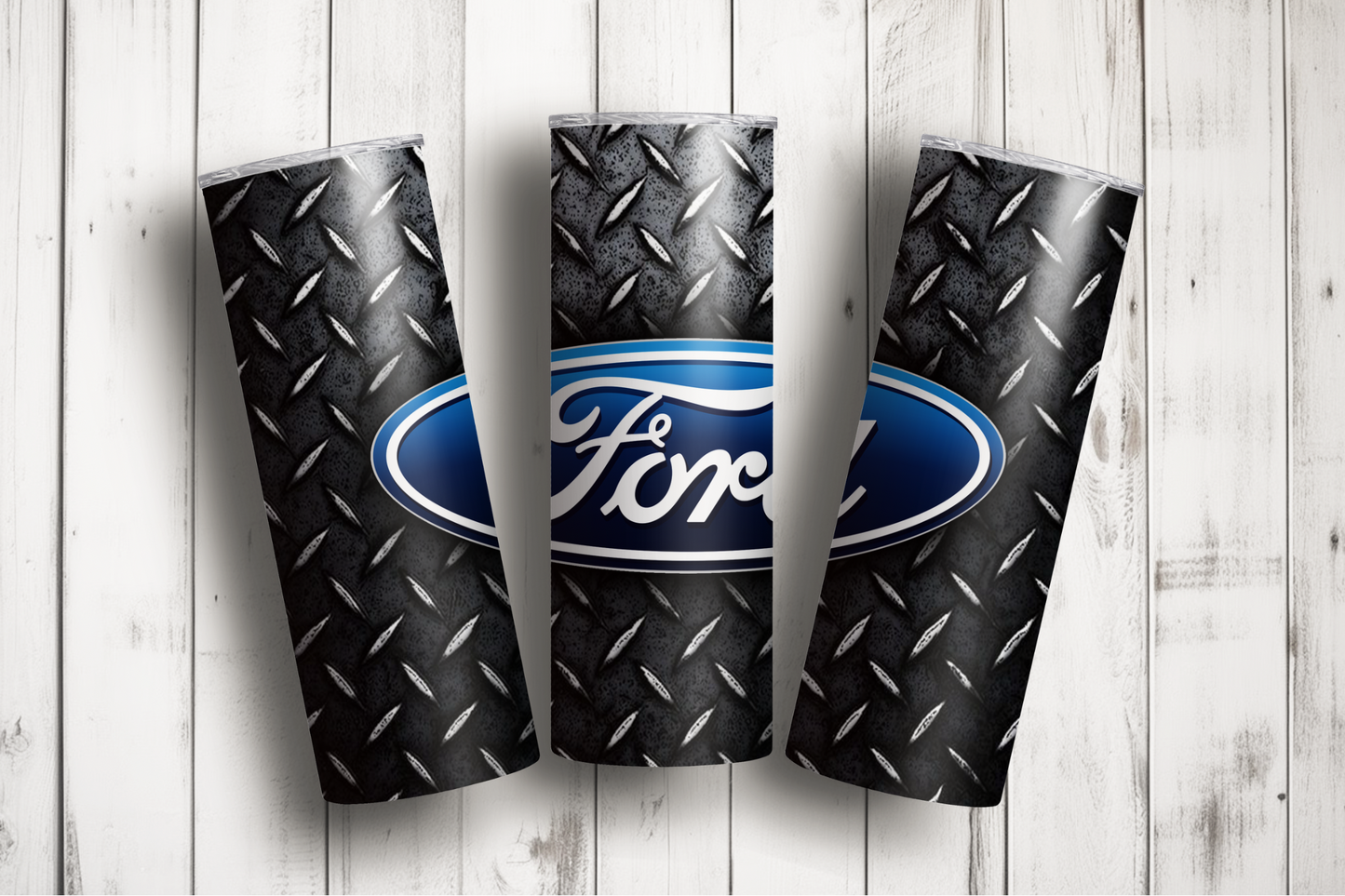 Ford Tread Skinny Tumbler with Straw, 20oz