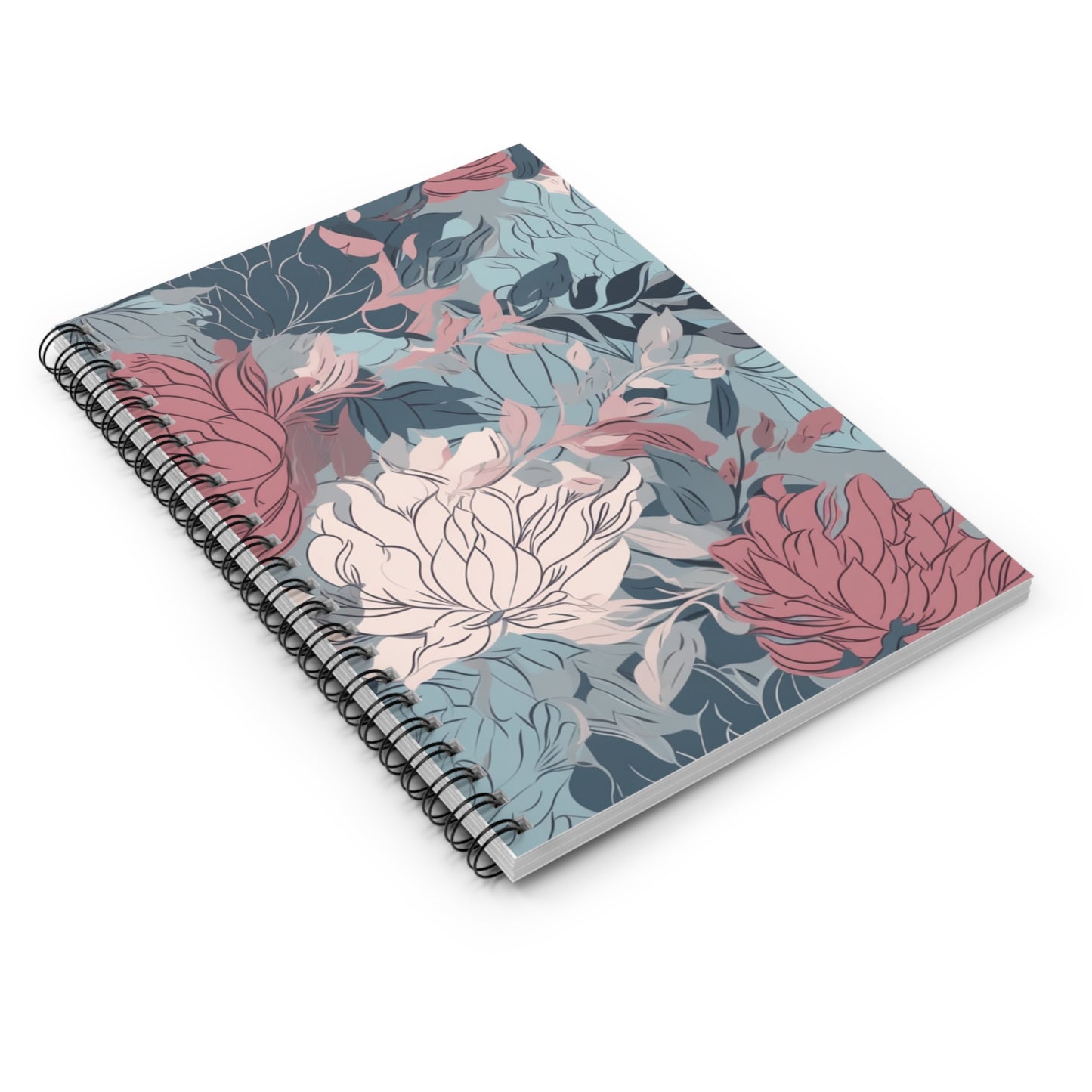 Field Of Flowers Journal or Notebook. Diary Notes Spiral Notebook - Ruled Lined
