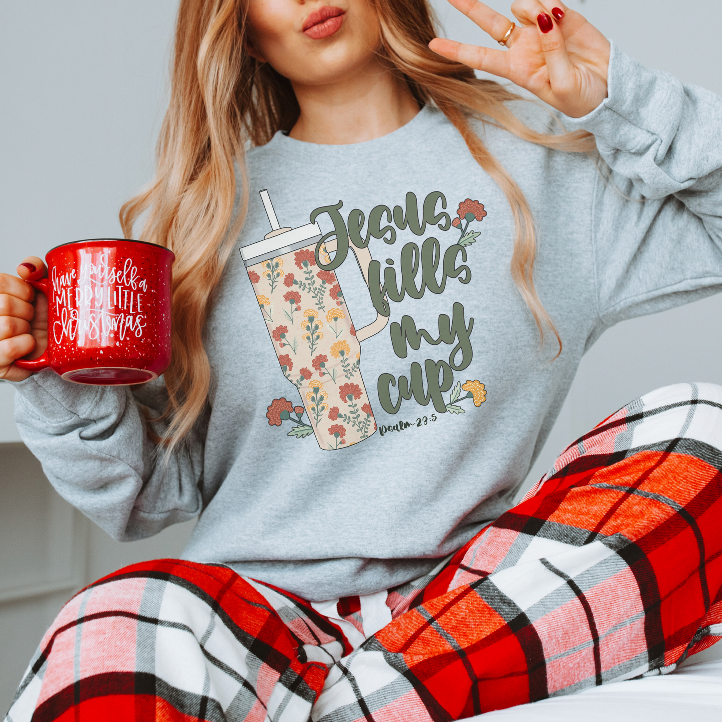 Jesus Fills My Cup Crewneck Sweatshirt
