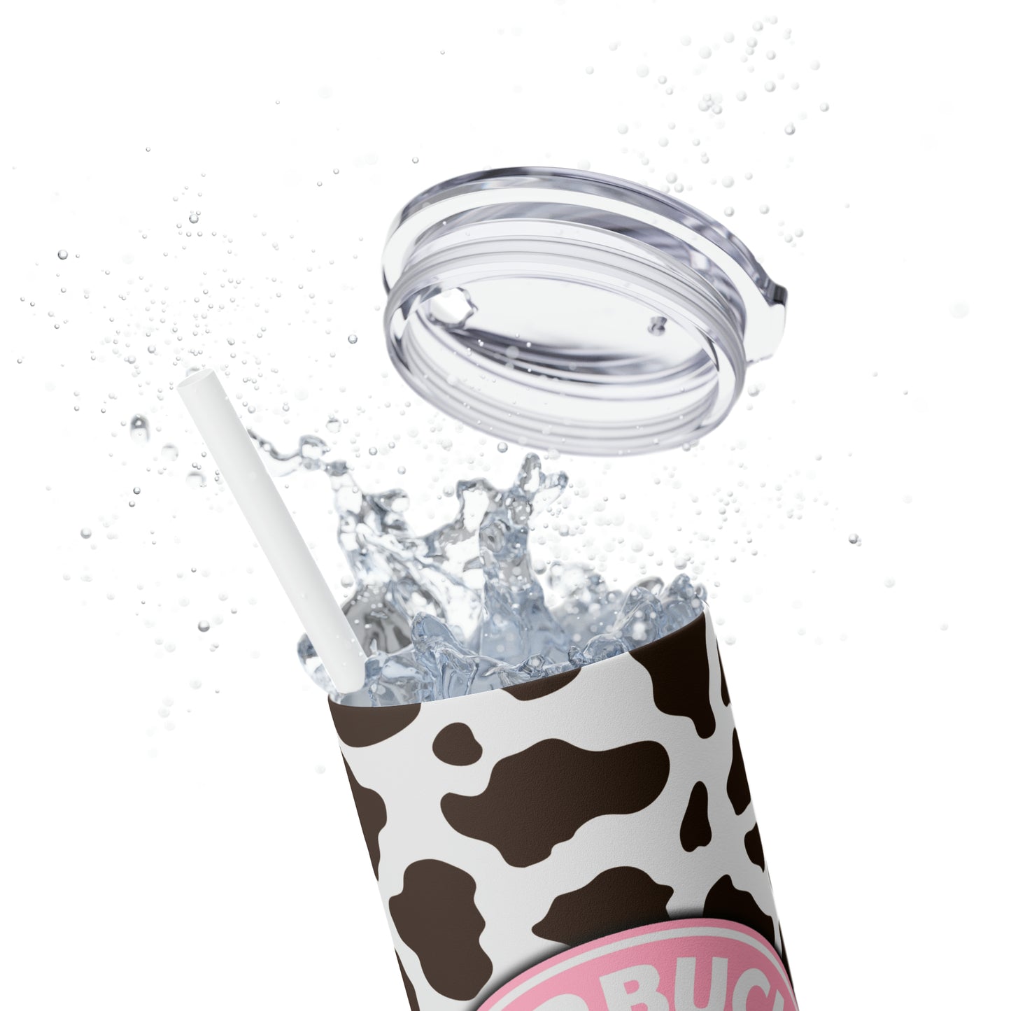 Starbucks Coffee Pink & Brown Skinny Tumbler, 20oz